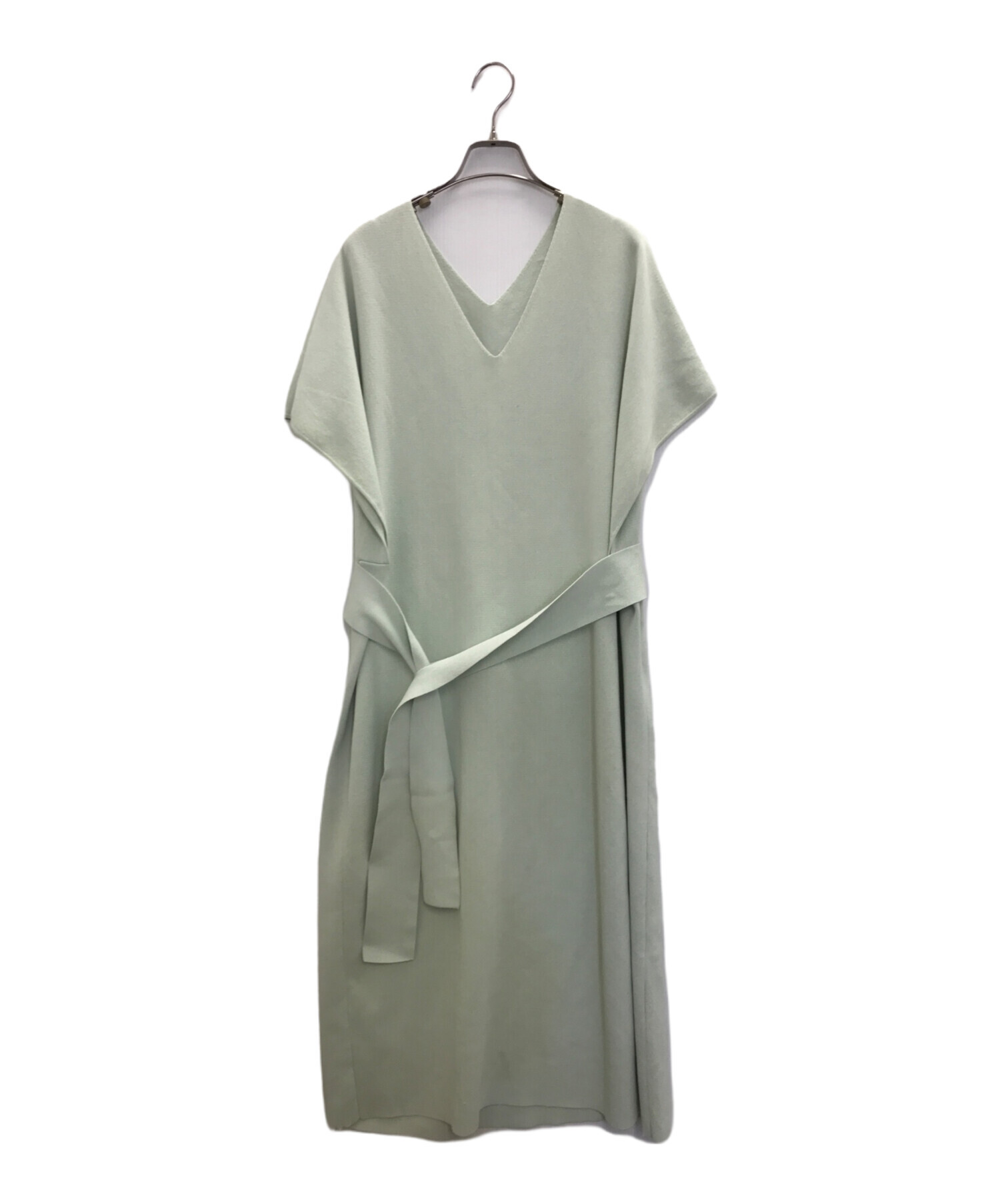 中古・古着通販】EBURE (エブール) ベルト付ノースリーブワンピース 