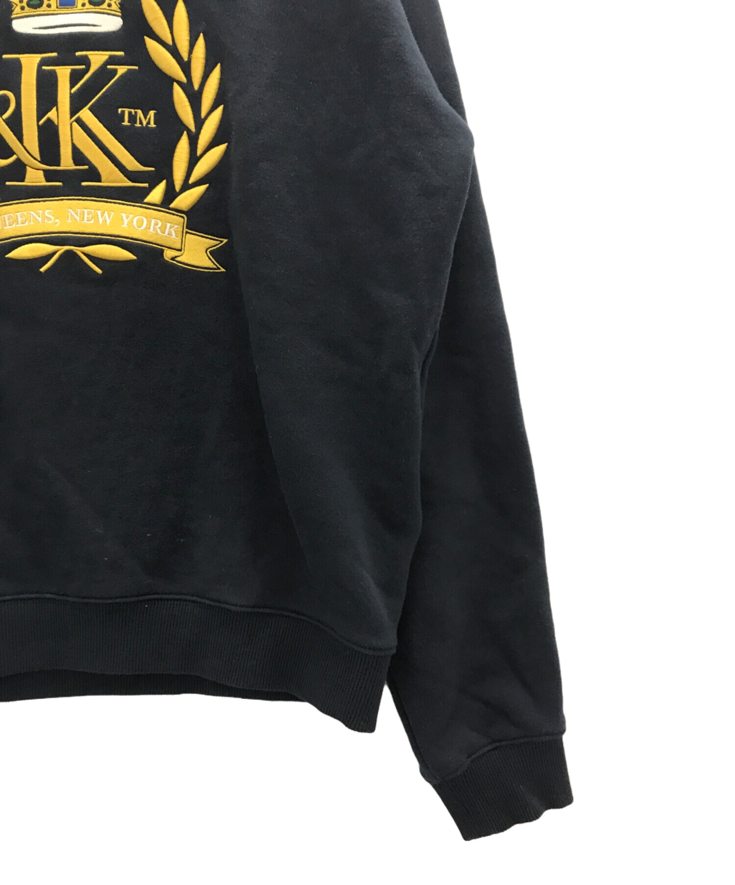 KITH ×   CREST CREWNECK 紺 中古・古着通販】KITH (キス) Crest Crewneck ネイビー サイズ:XS