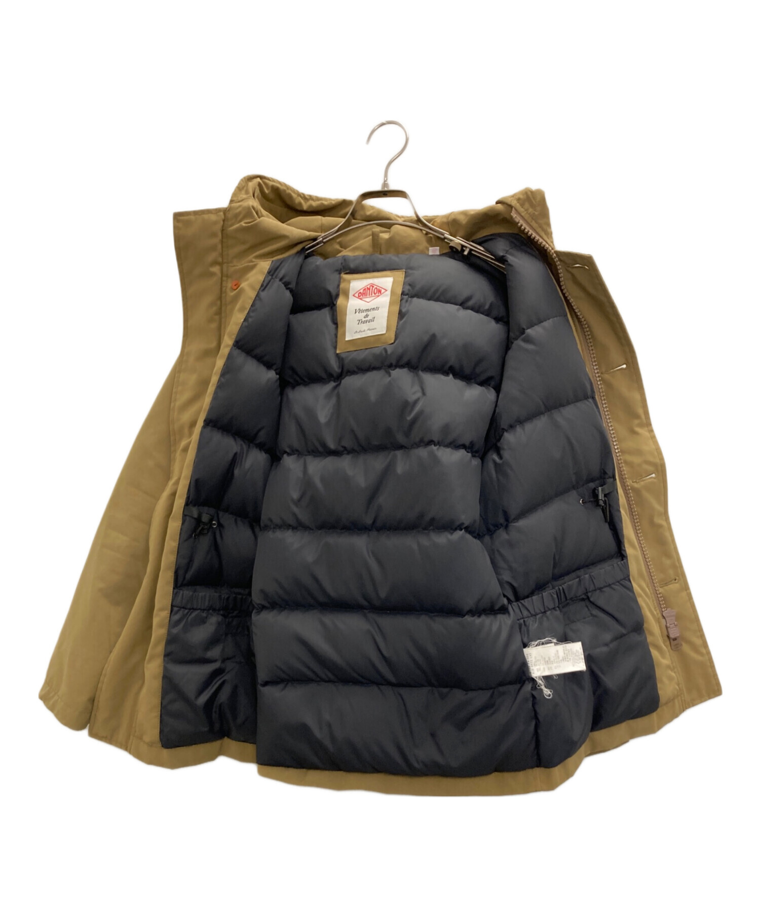 DANTON ベージュ ダウンジャケット 34 DANTON ダウンジャケット ベージュ34
