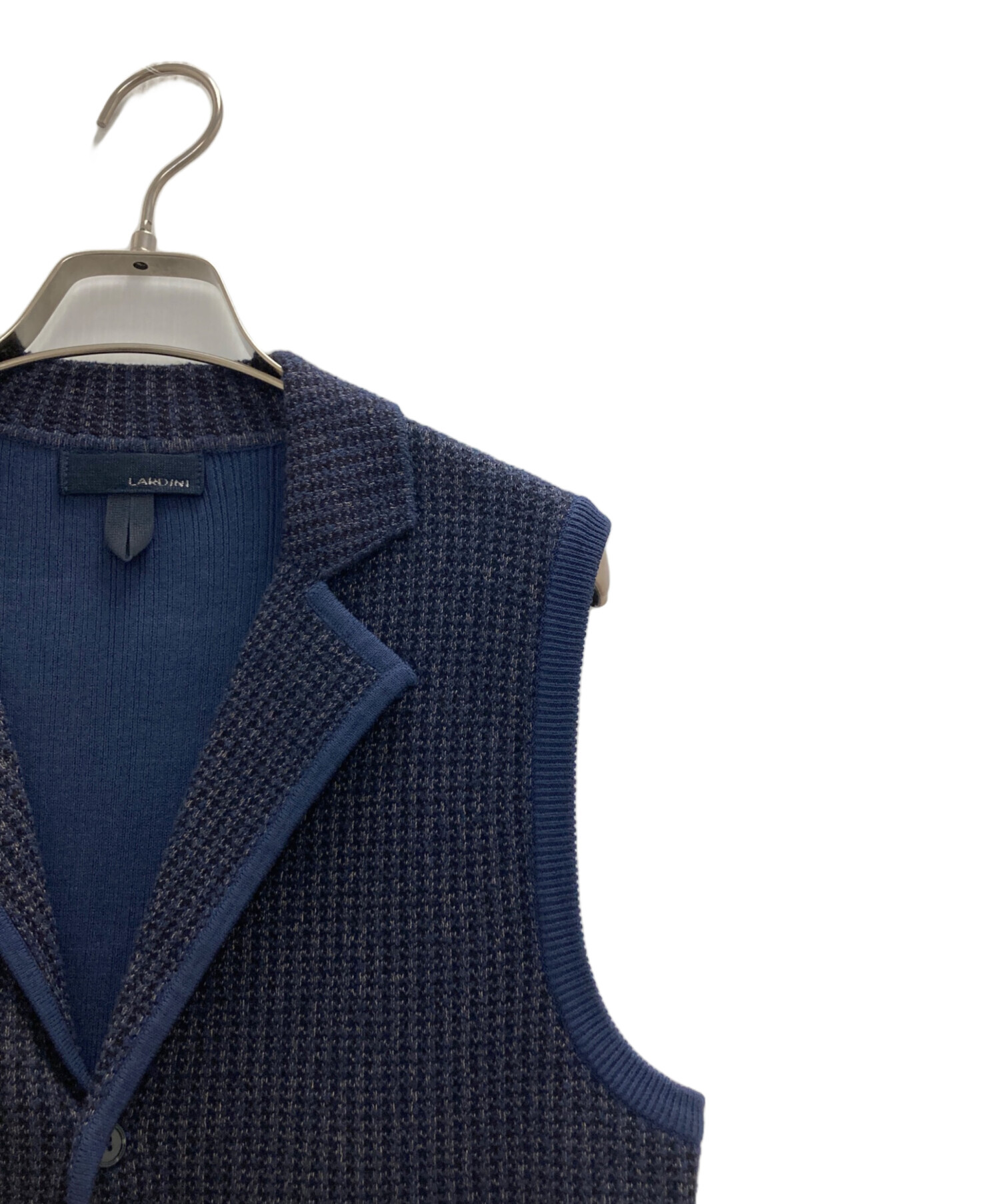 中古・古着通販】LARDINI (ラルディーニ) ニットベスト ネイビー