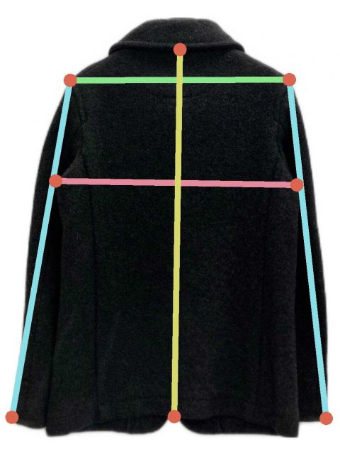 中古・古着通販】DANTON (ダントン) ウールモッサジャケット グレー