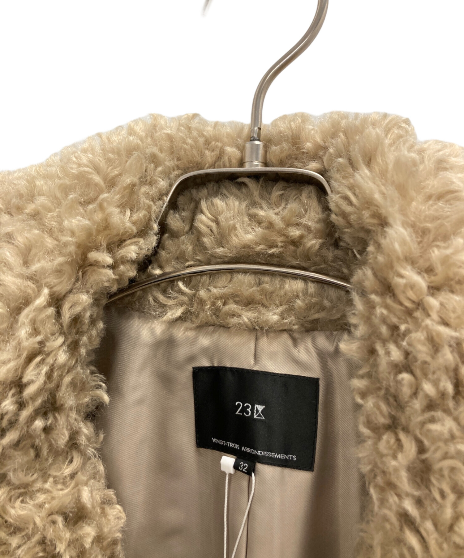 中古・古着通販】23区 (ニジュウサンク) ECOPEL プードルフェイク