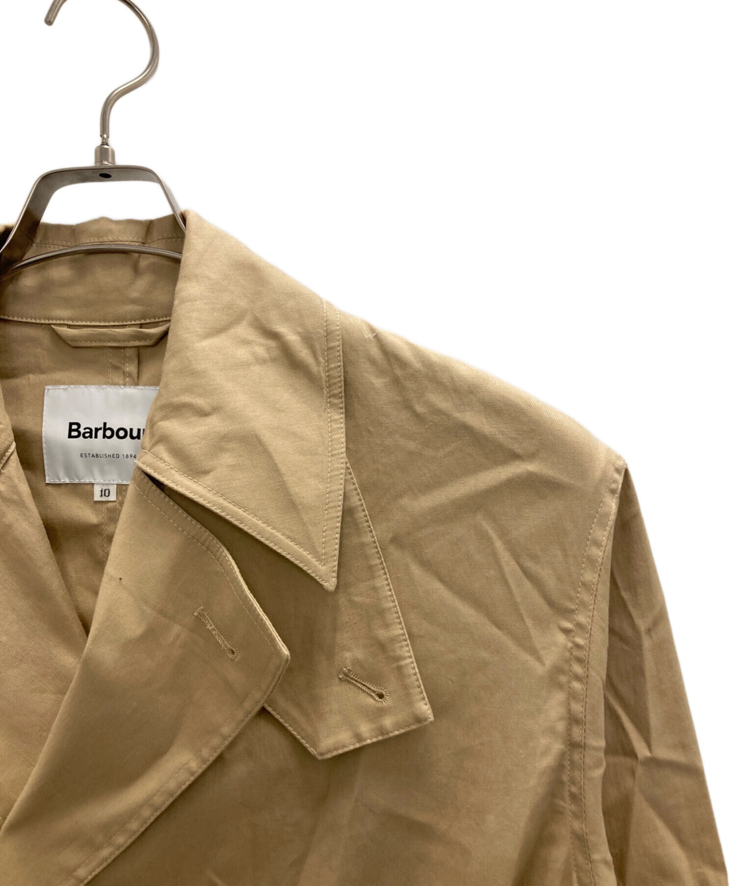 中古・古着通販】Barbour (バブアー) トレンチコート ベージュ サイズ