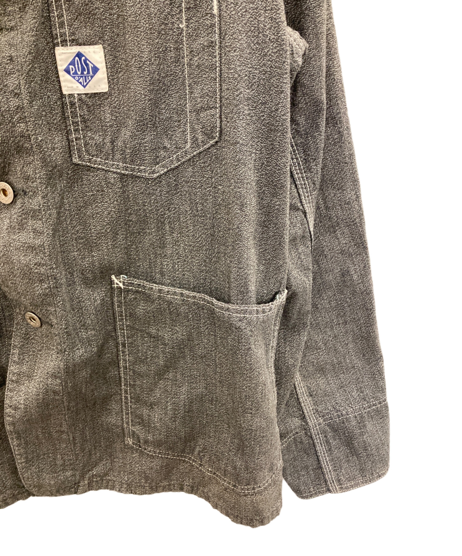 ブランド古着 POSTOVERALLS タイダイ染め カバーオール ブランド古着