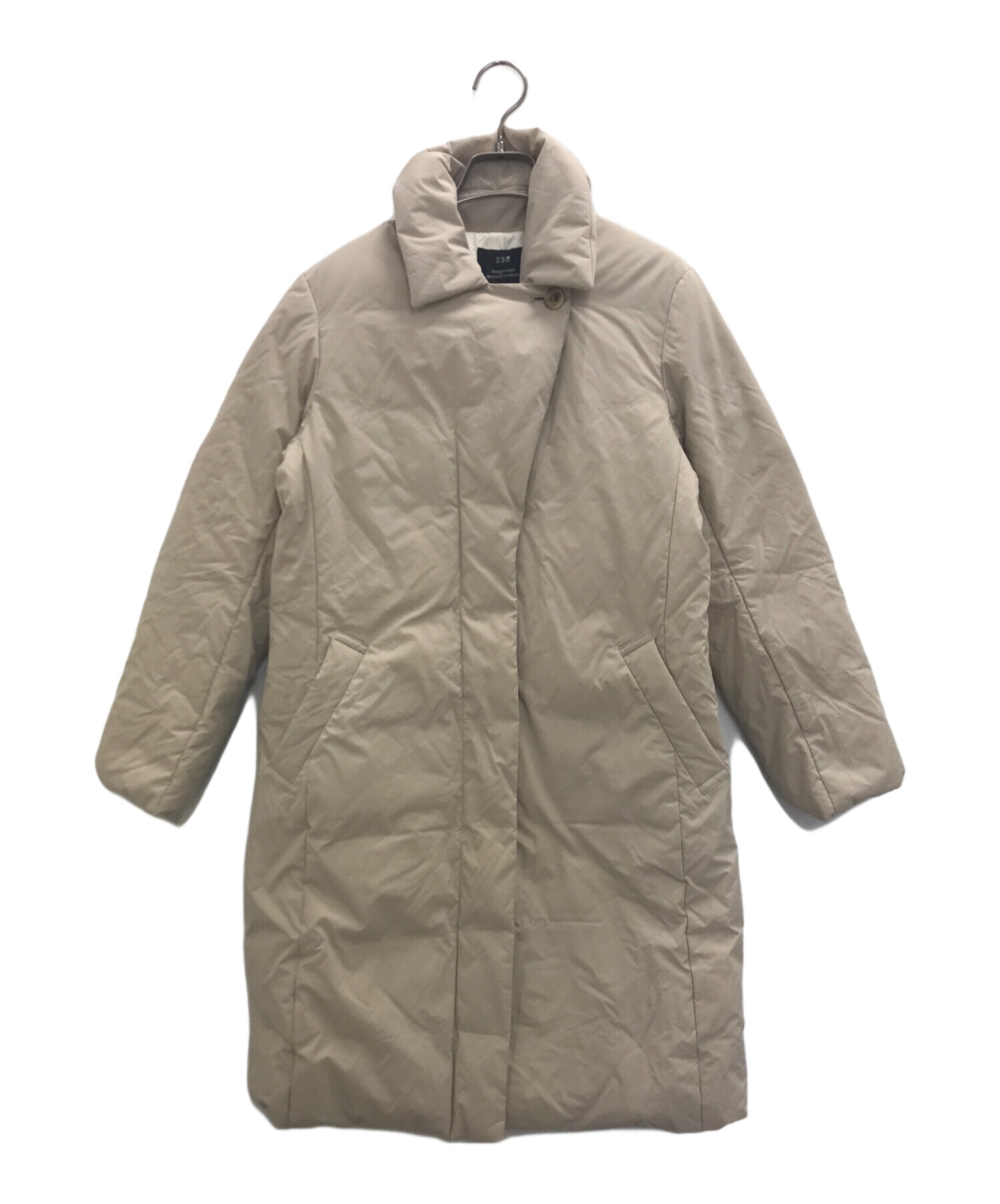 中古・古着通販】23区 (ニジュウサンク) ダウンコート アイボリー 