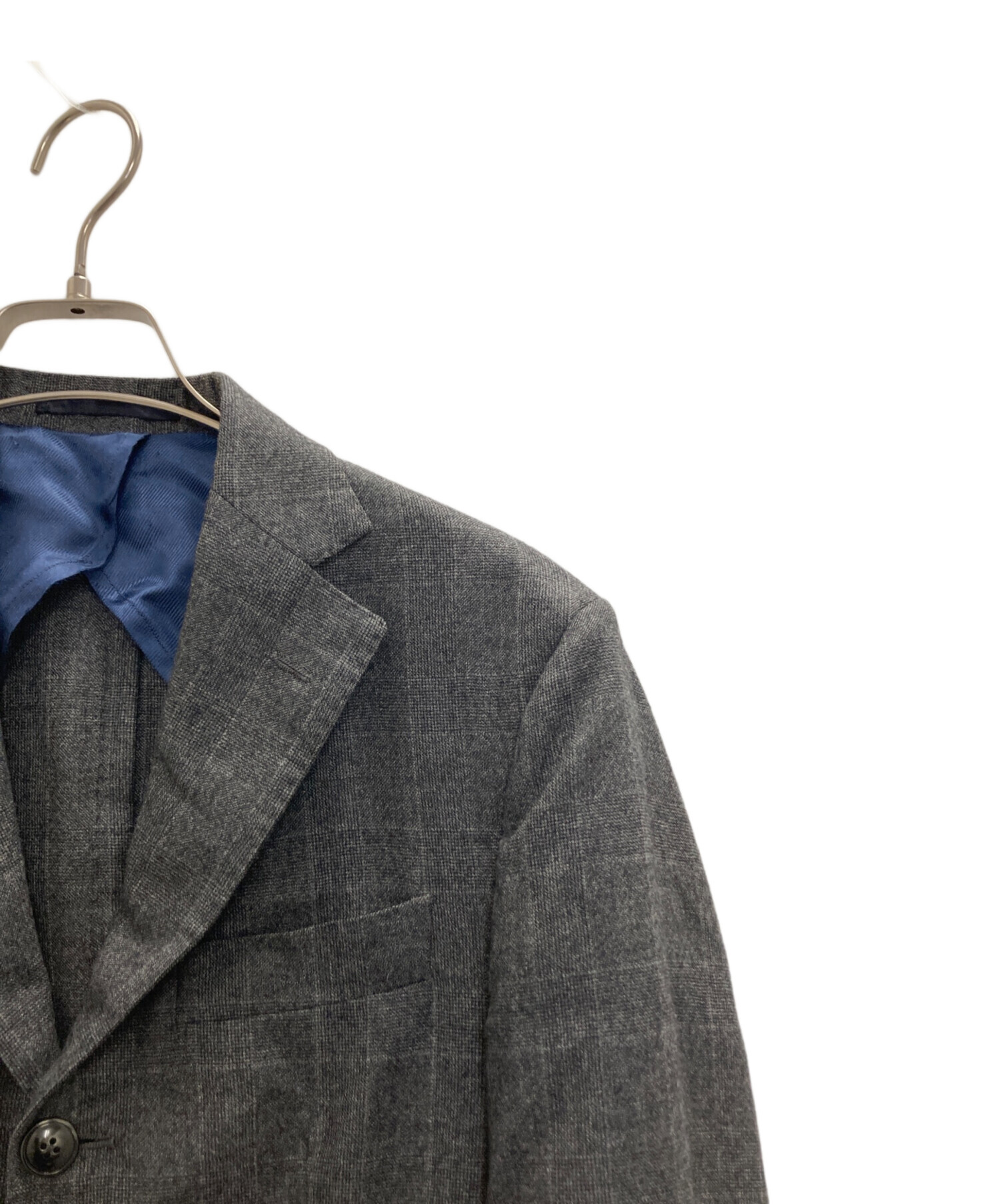 BARBA バルバ ジャケット セットアップ スーツ 44 ＝ 日本人 S相当 中古・古着通販】BARBA (バルバ) セットアップスーツ グレー サイズ:44
