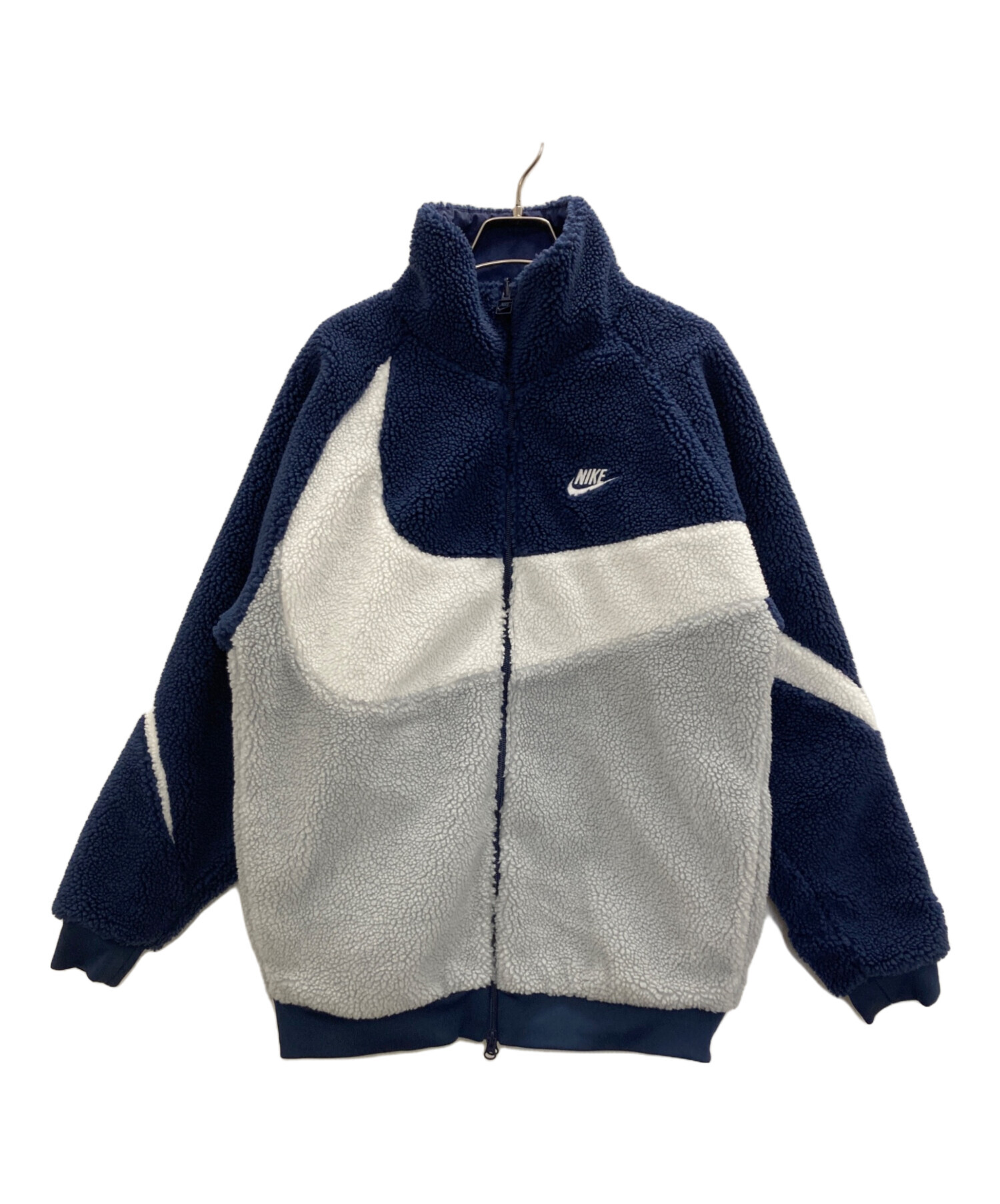 中古・古着通販】NIKE (ナイキ) フルジップ リバーシブル ボア