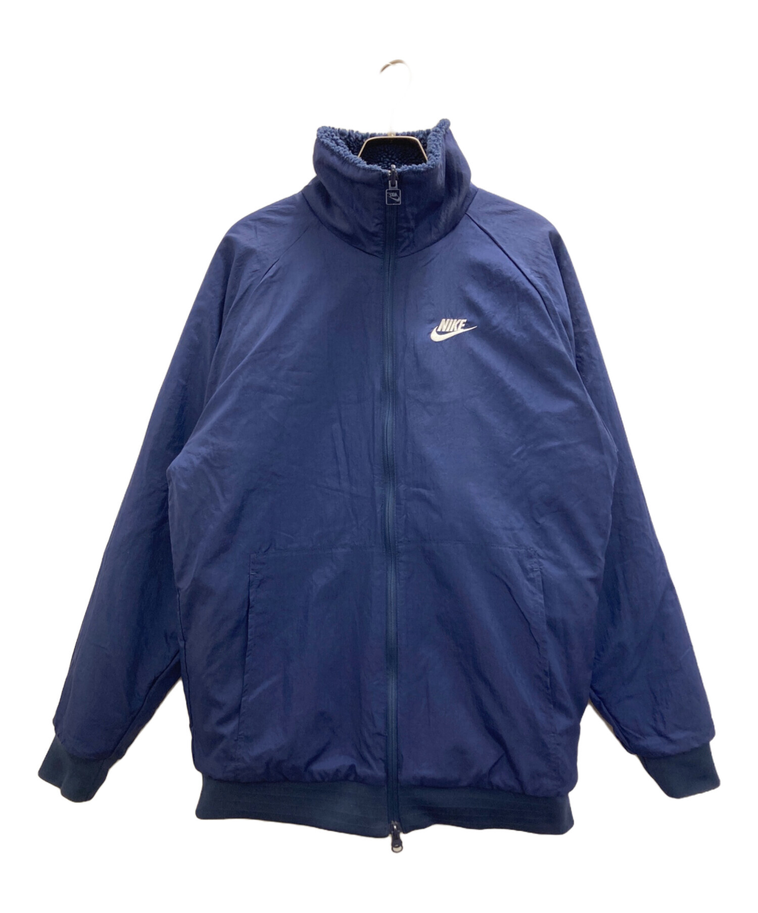 FCRB セットアップ リバーシブルジャケット パンツ ネイビー XL Nike 中古・古着通販】NIKE (ナイキ) フルジップ リバーシブル ボア