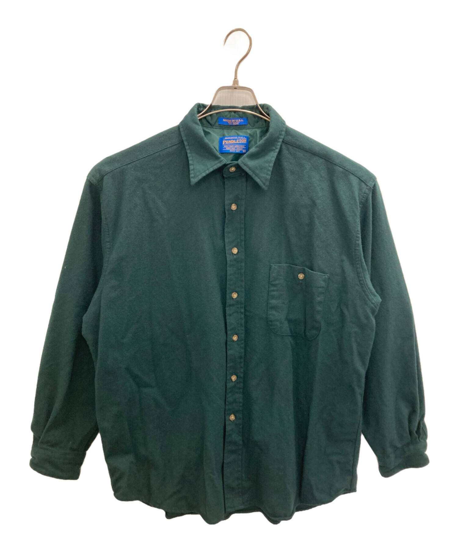 Pendleton ウールネルシャツ グリーン系チェック 【公式通販】