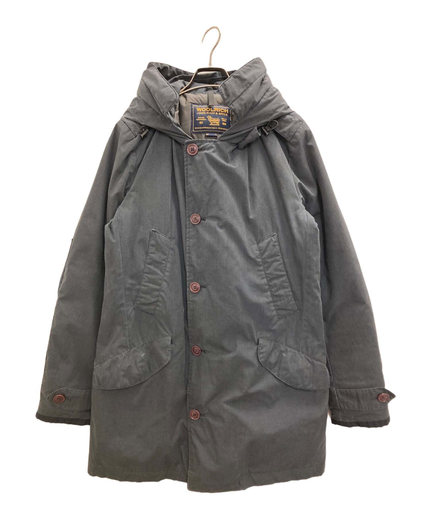 中古・古着通販】WOOLRICH (ウールリッチ) フーデッドダウンコート 