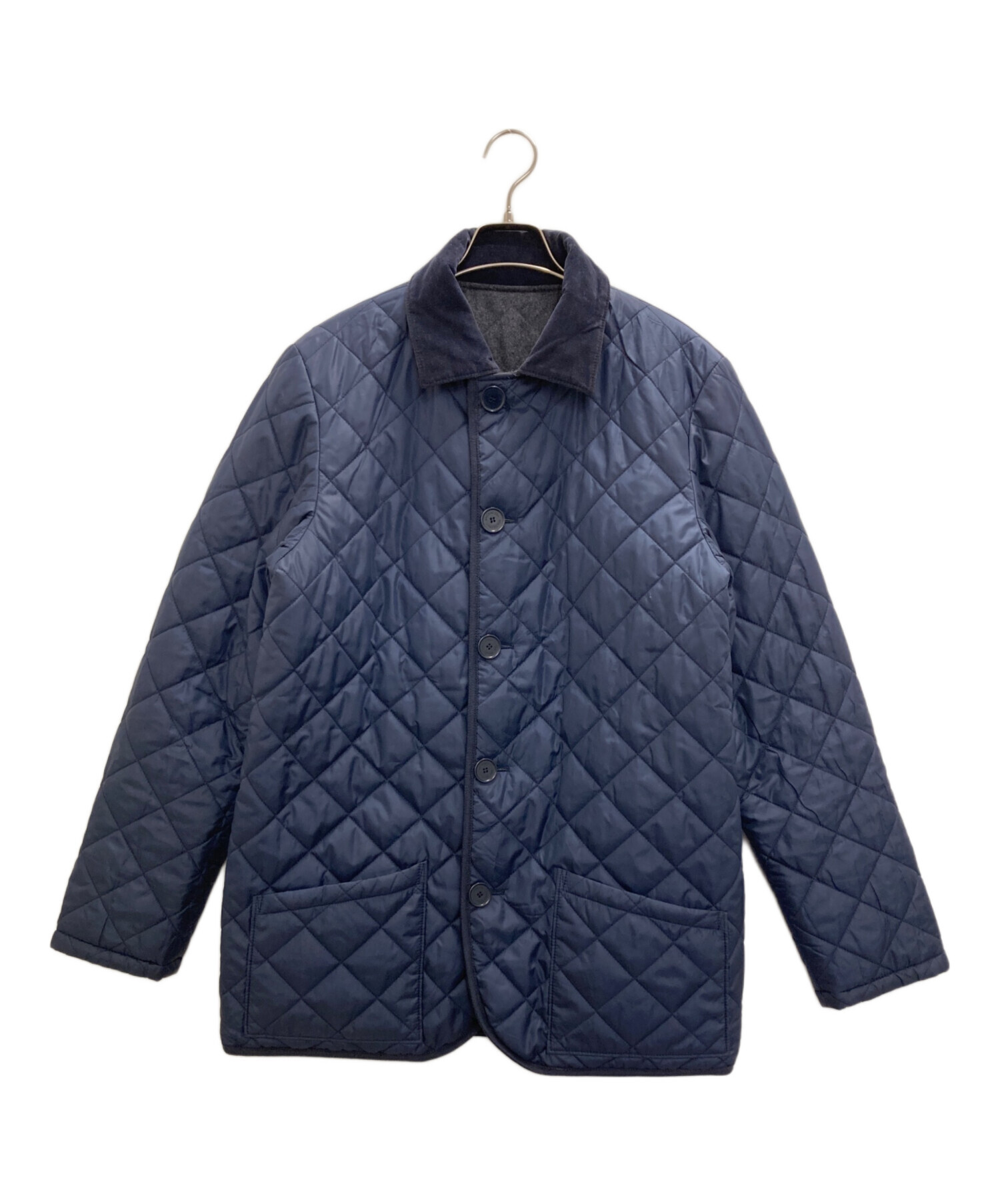 マッキントッシュフィロソフィー リバーシブル ネイビー 中綿 キルティングコート マッキントッシュフィロソフィー リバーシブルキルティング