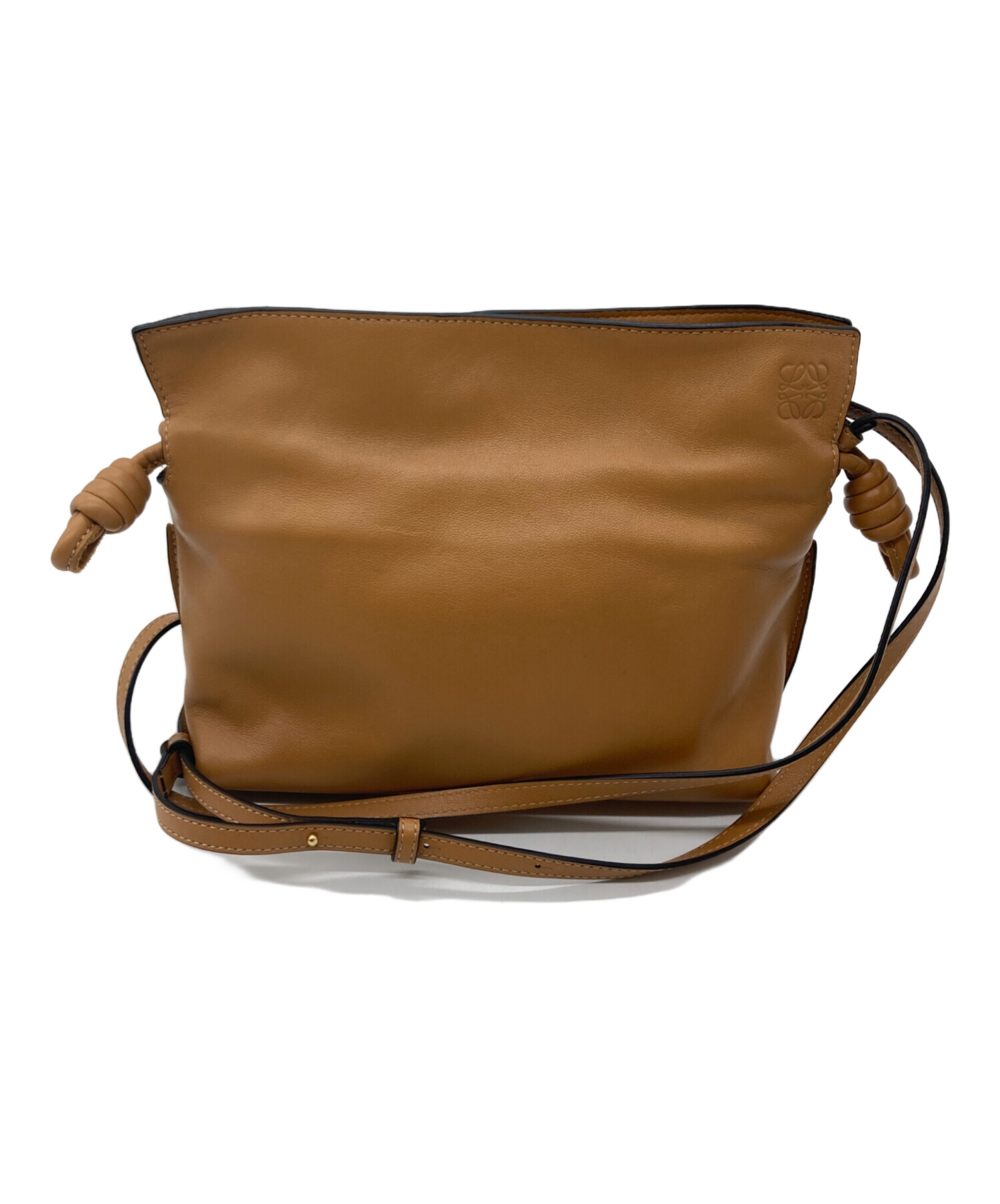 中古・古着通販】LOEWE (ロエベ) フラメンコクラッチ ミニ ブラウン 