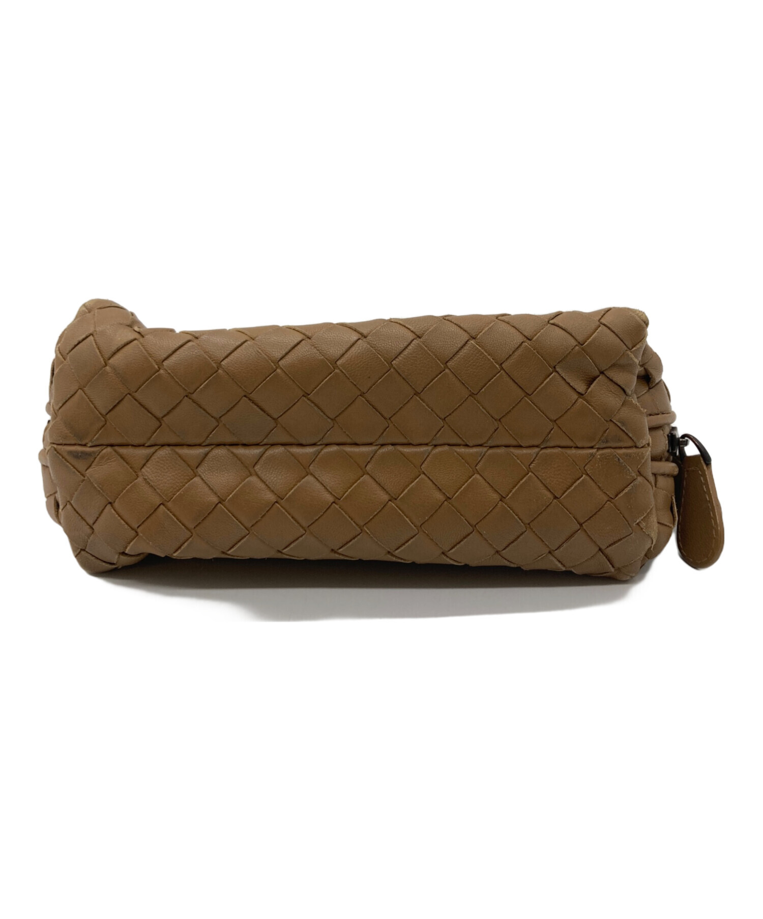 ✨️未使用級✨️ ボッテガヴェネタ イントレチャート ポーチ ブラウン レザー ロゴ Bottega Veneta ボッテガ・ヴェネタ ポーチ ブラウン イントレチャート