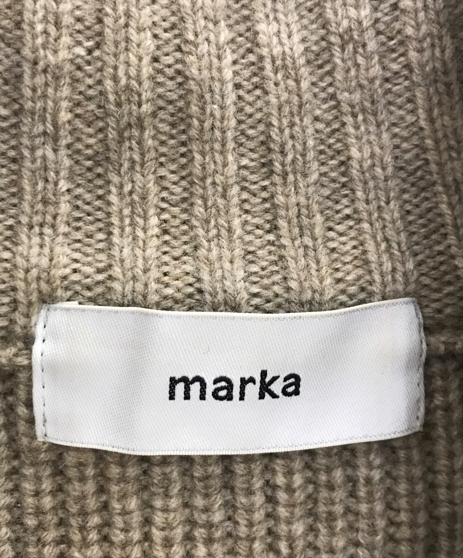 中古・古着通販】MARKA (マーカ) LOOSE NECK - extra fine wool モック 