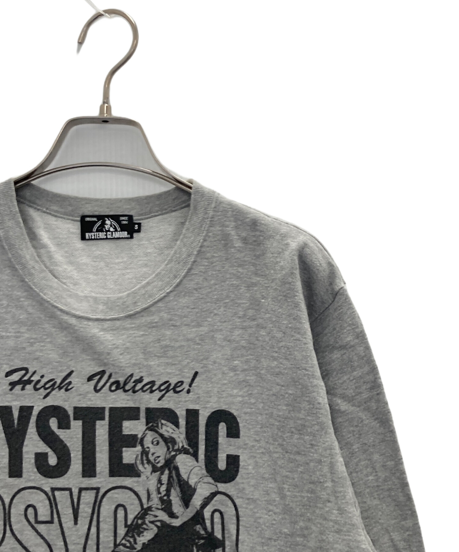 ヒステリックグラマー　バックプリントロンＴ　グレー　長袖 ヒステリックグラマー バックプリントロンT グレー 長袖 楽天