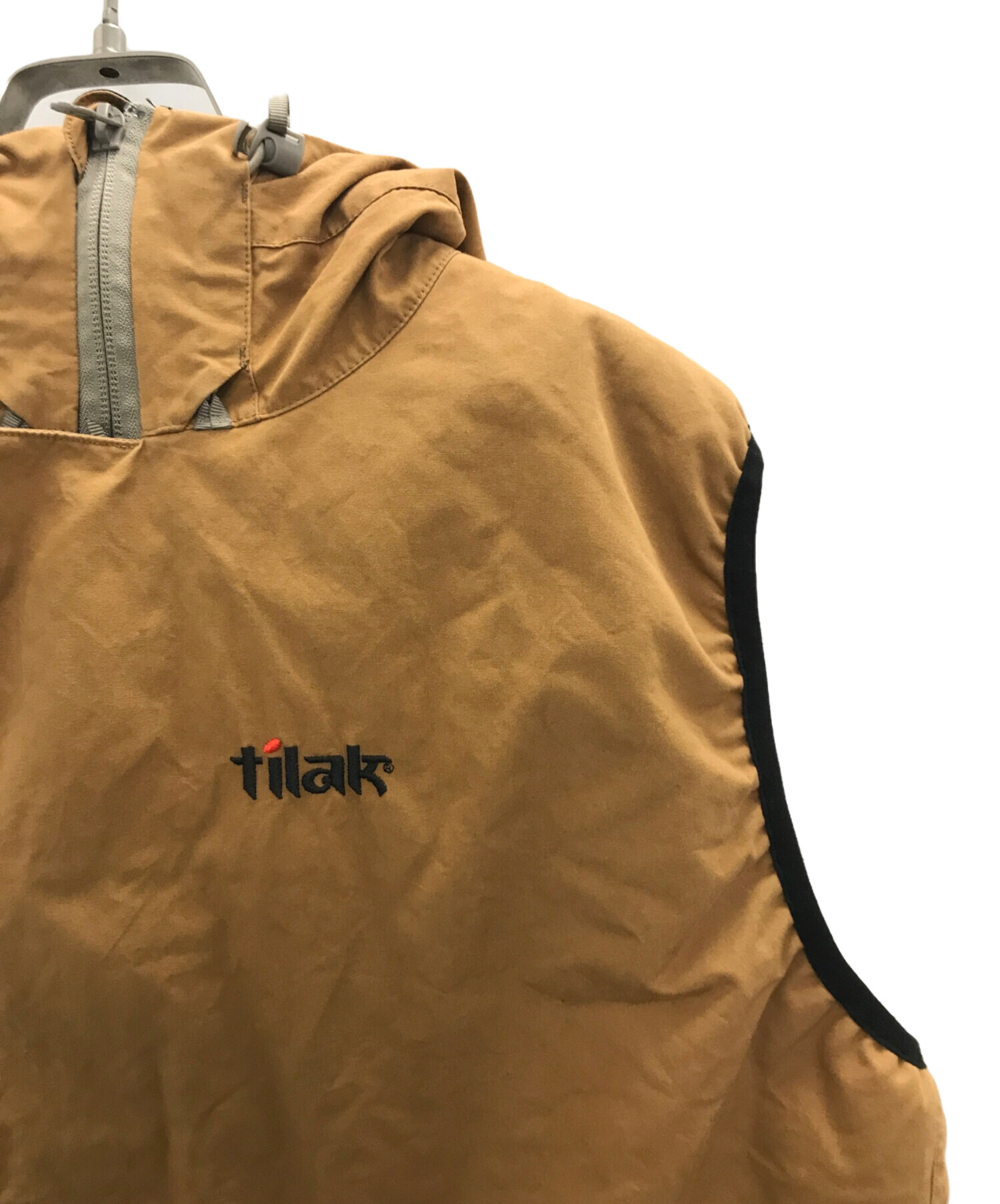 tilak ティラック ventile vest hoodie 中古・古着通販】tilak (ティラック) Ventile Hood Vest ブラウン