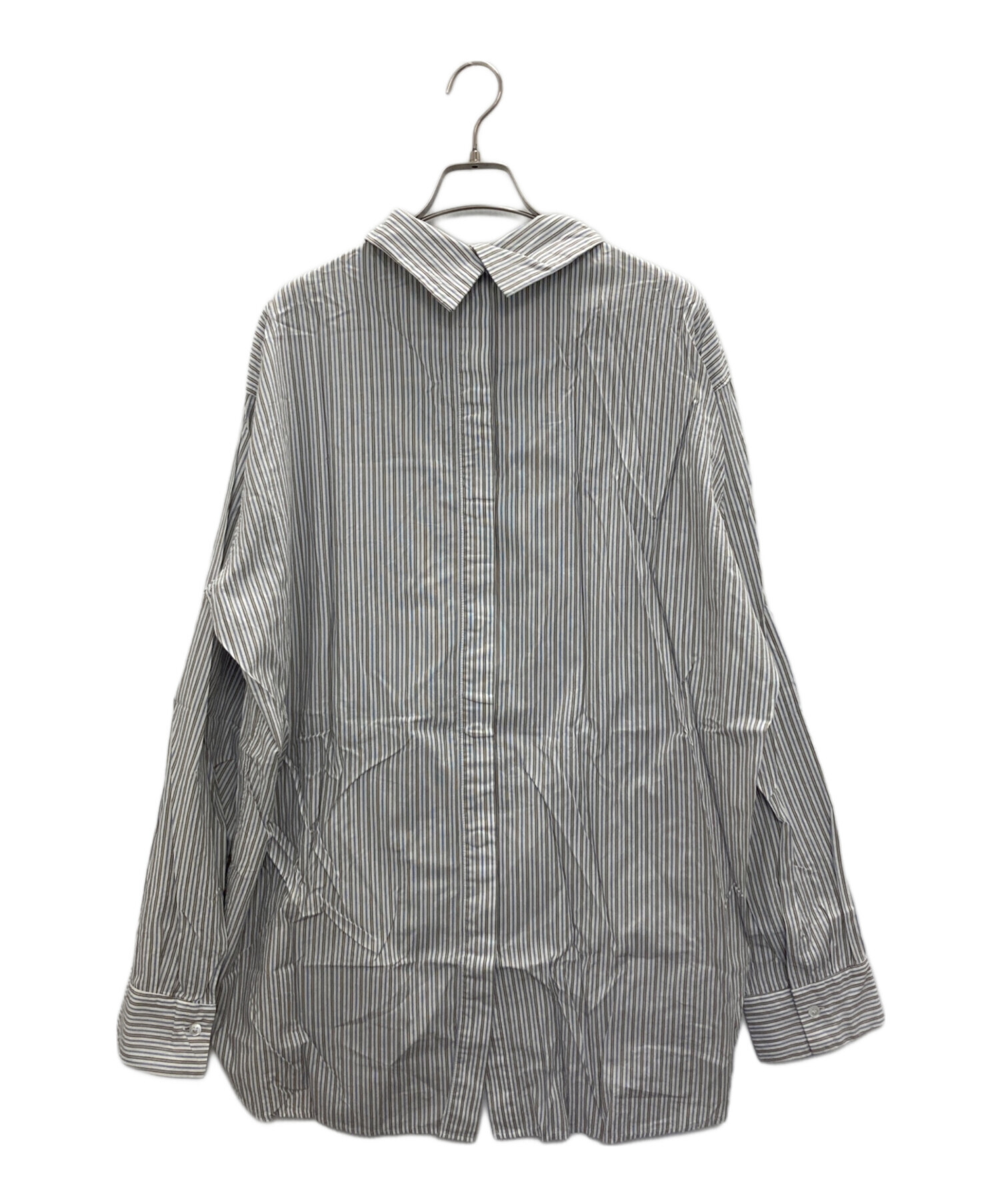 中古・古着通販】UNUSED (アンユーズド) Stripe shirt ホワイト サイズ