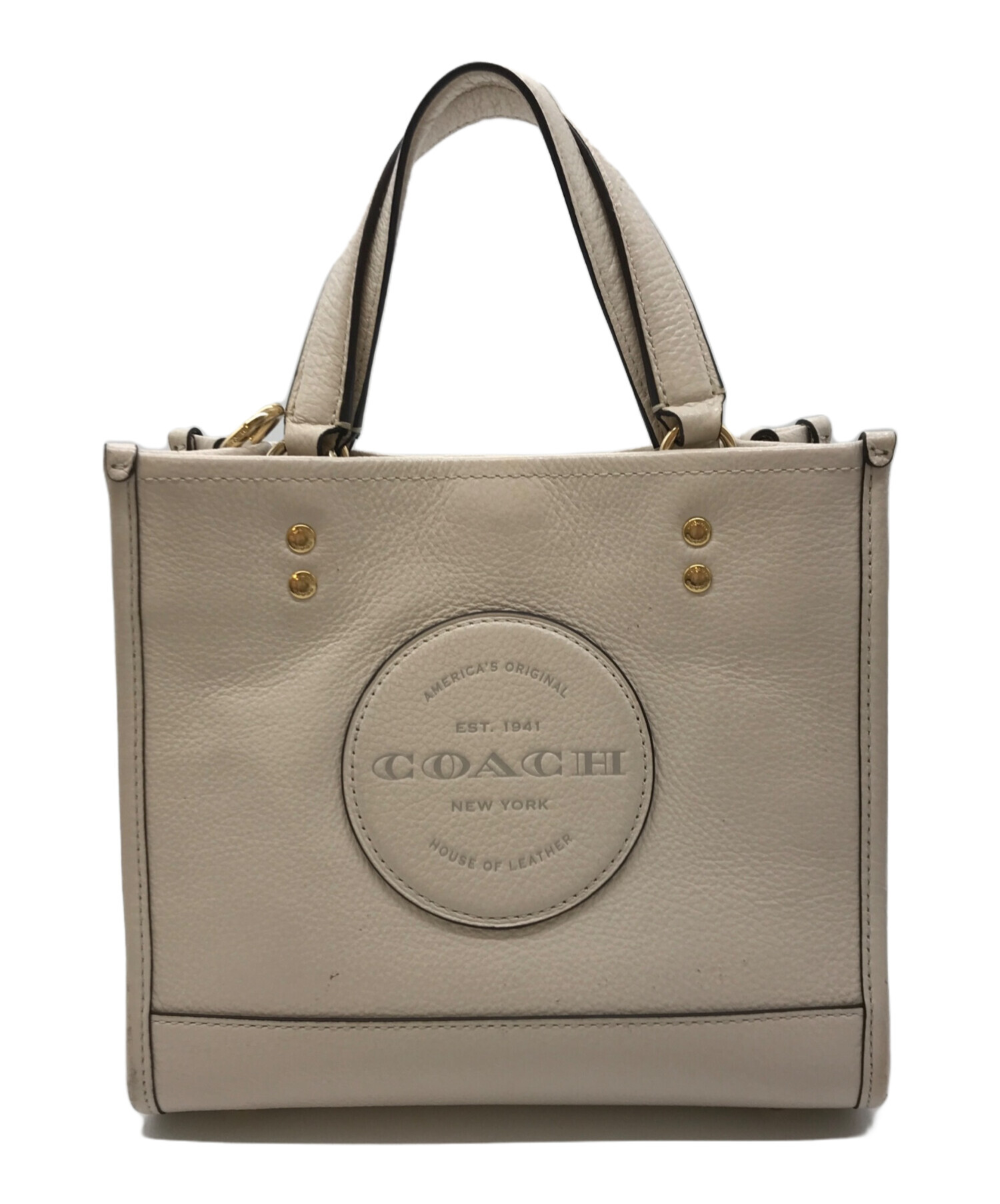 中古・古着通販】COACH (コーチ) デンプシー トート 22 ホワイト 