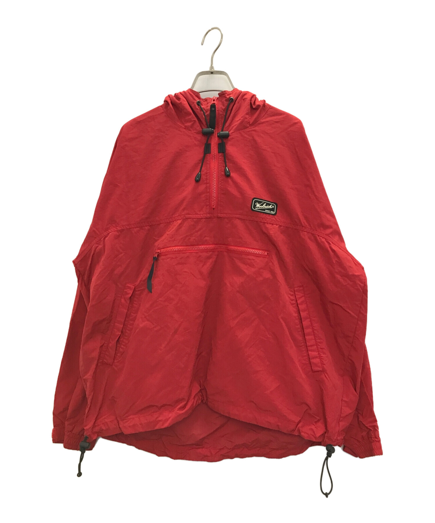 中古・古着通販】WOOLRICH (ウールリッチ) アノラックパーカー レッド 