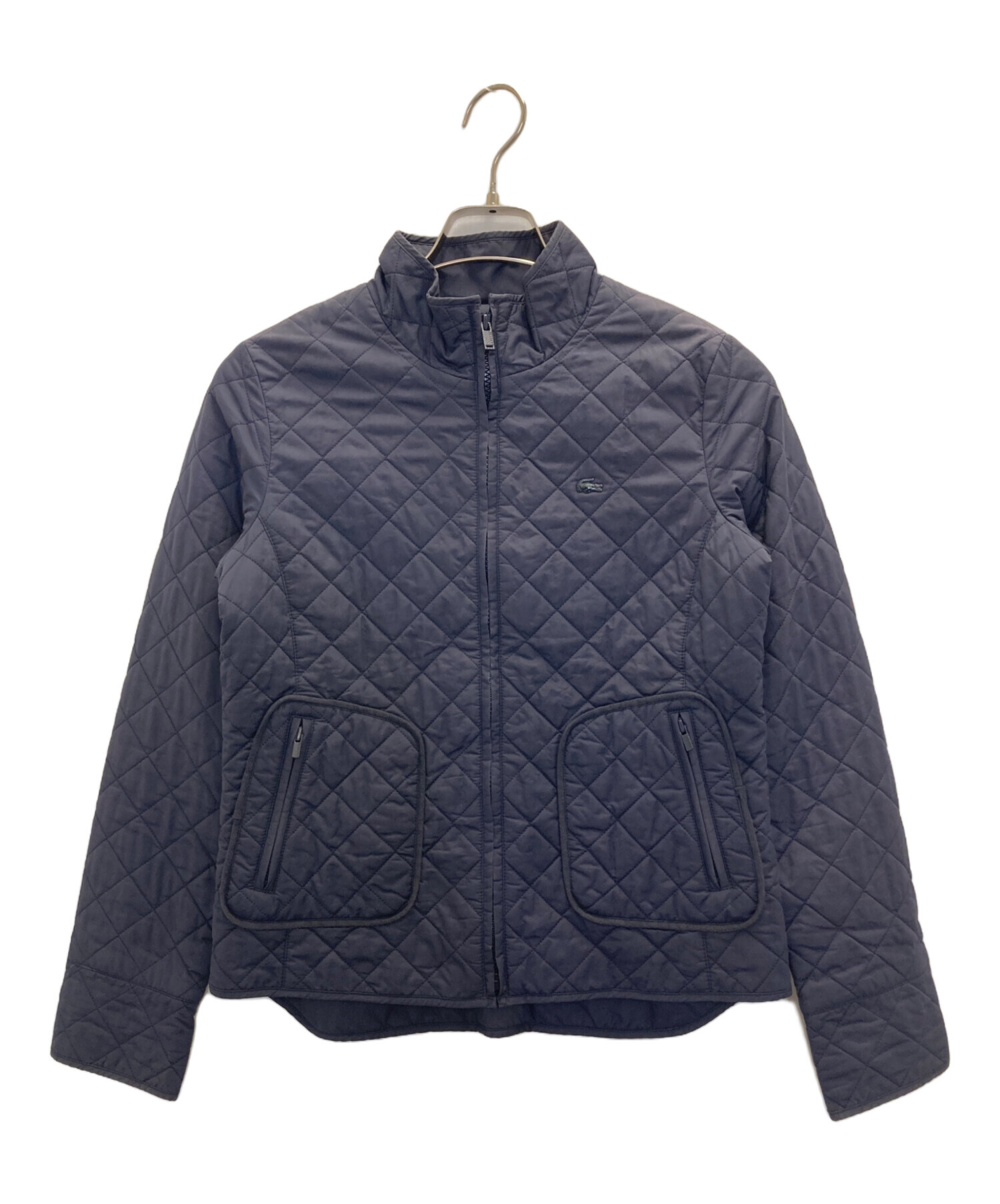 中古・古着通販】LACOSTE (ラコステ) キルティングジャケット ネイビー 