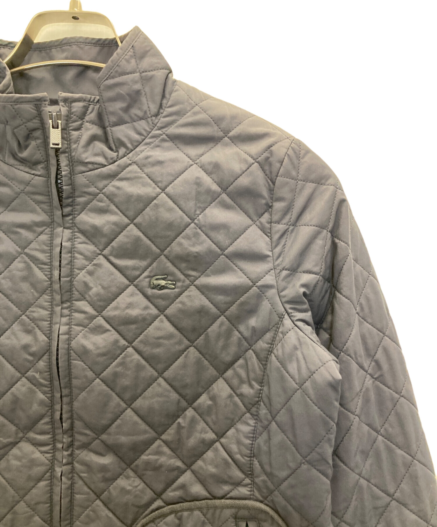 中古・古着通販】LACOSTE (ラコステ) キルティングジャケット ネイビー 