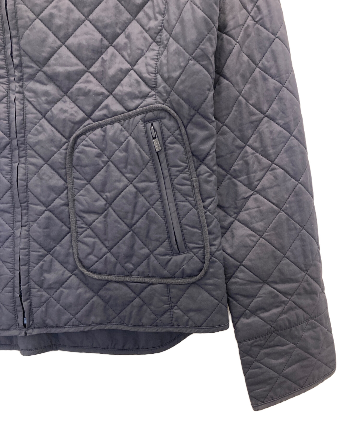 中古・古着通販】LACOSTE (ラコステ) キルティングジャケット ネイビー 