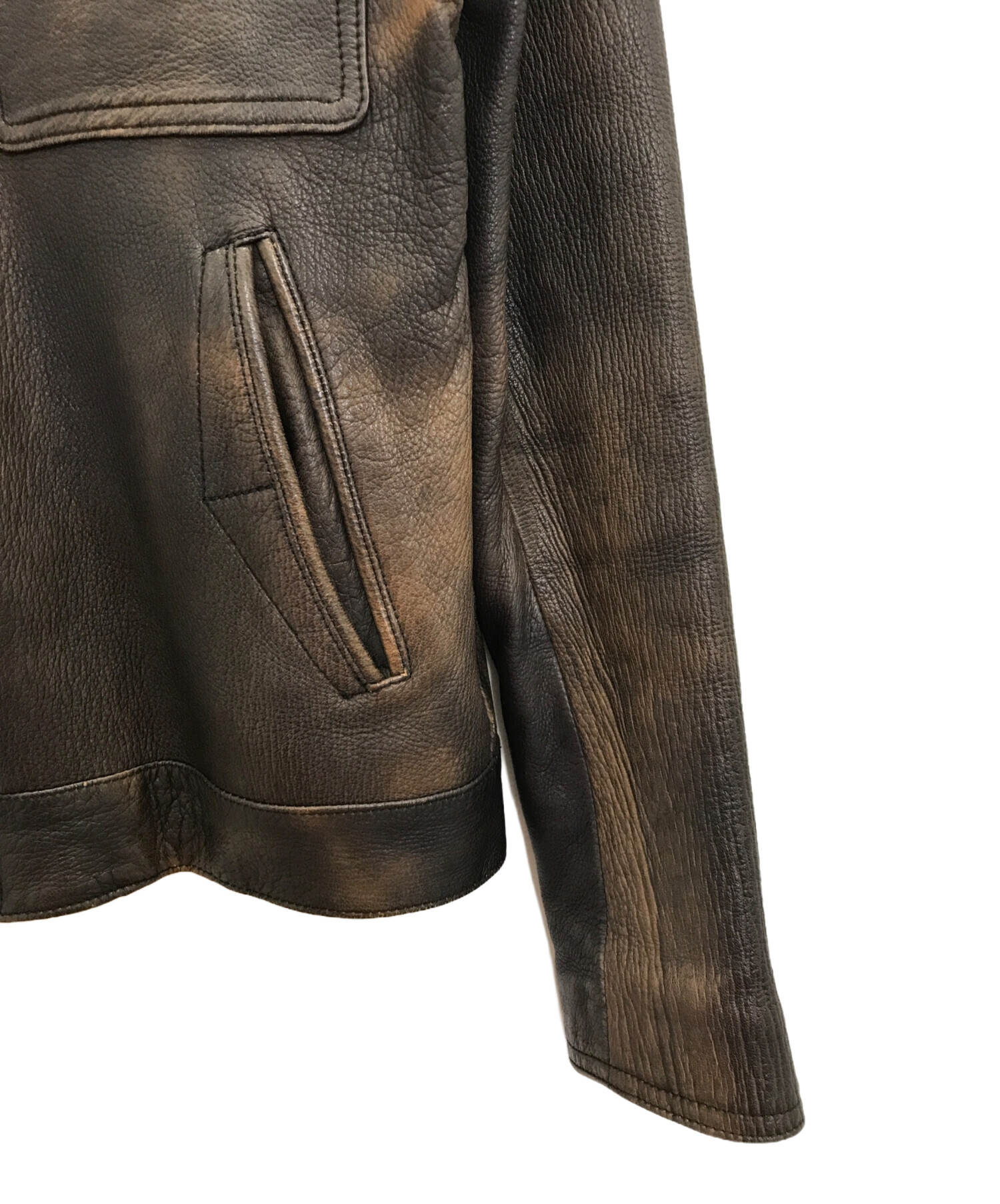 中古・古着通販】VAINL ARCHIVE (ヴァイナルアーカイブ) レザー