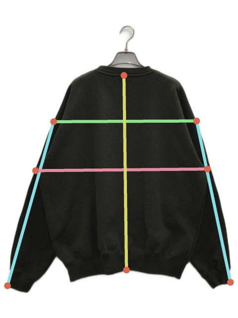 中古・古着通販】HUF (ハフ) ワンポイントロゴスウェット カーキ