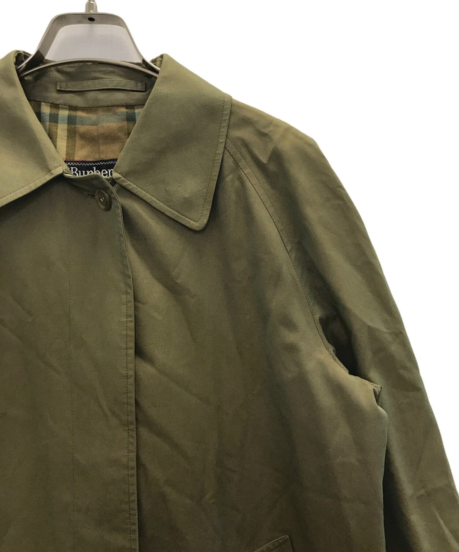 中古・古着通販】BURBERRY (バーバリー) ステンカラーコート ベージュ