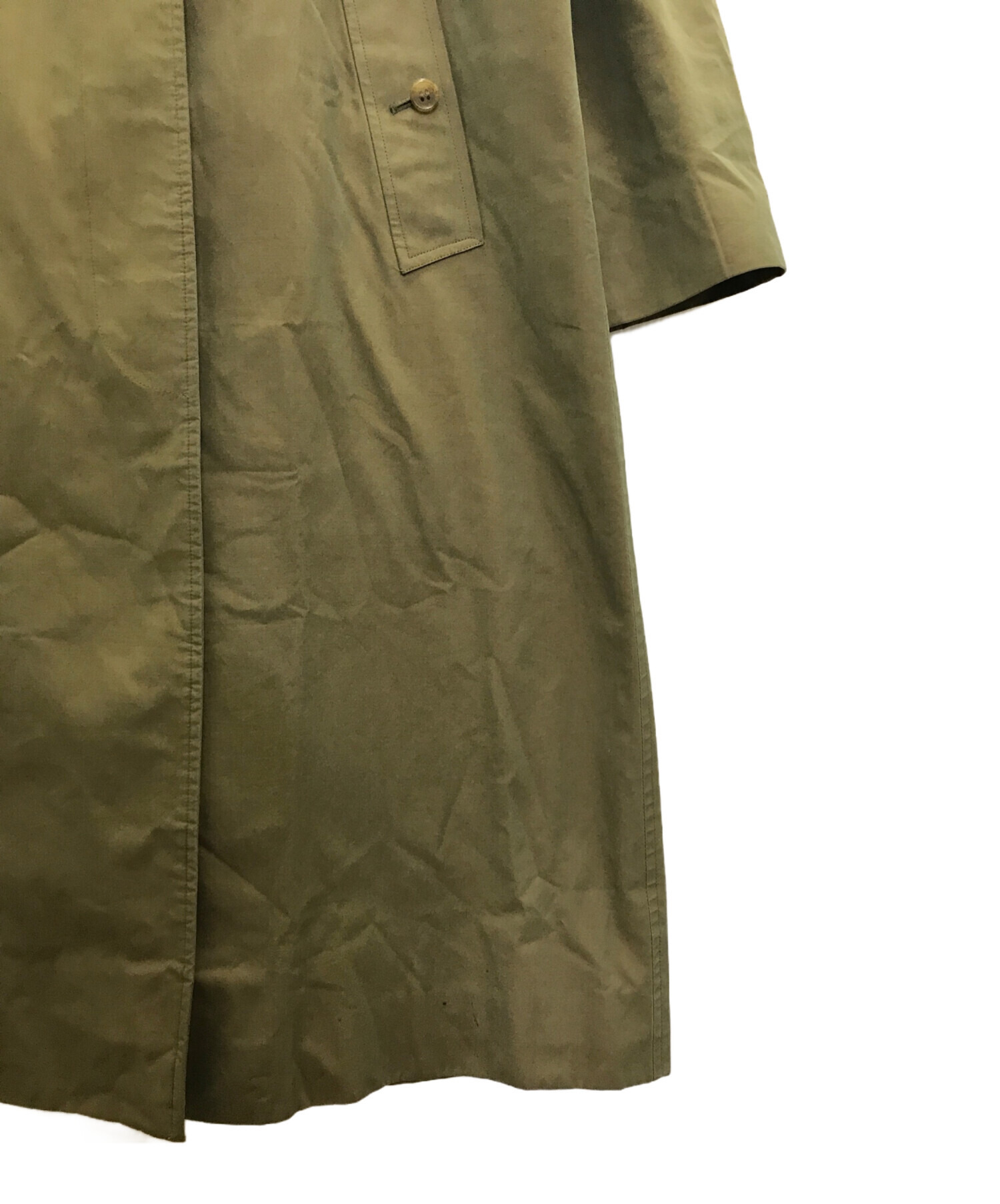 中古・古着通販】BURBERRY (バーバリー) ステンカラーコート ベージュ