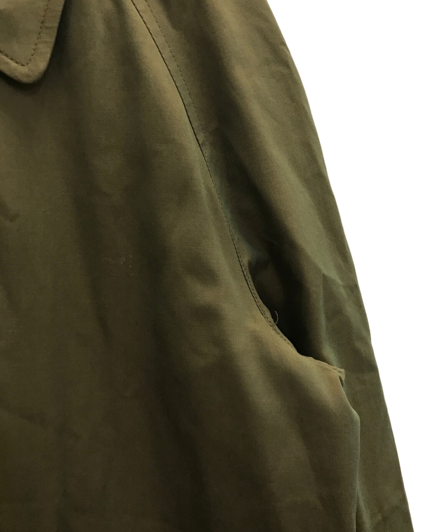 中古・古着通販】BURBERRY (バーバリー) ステンカラーコート ベージュ