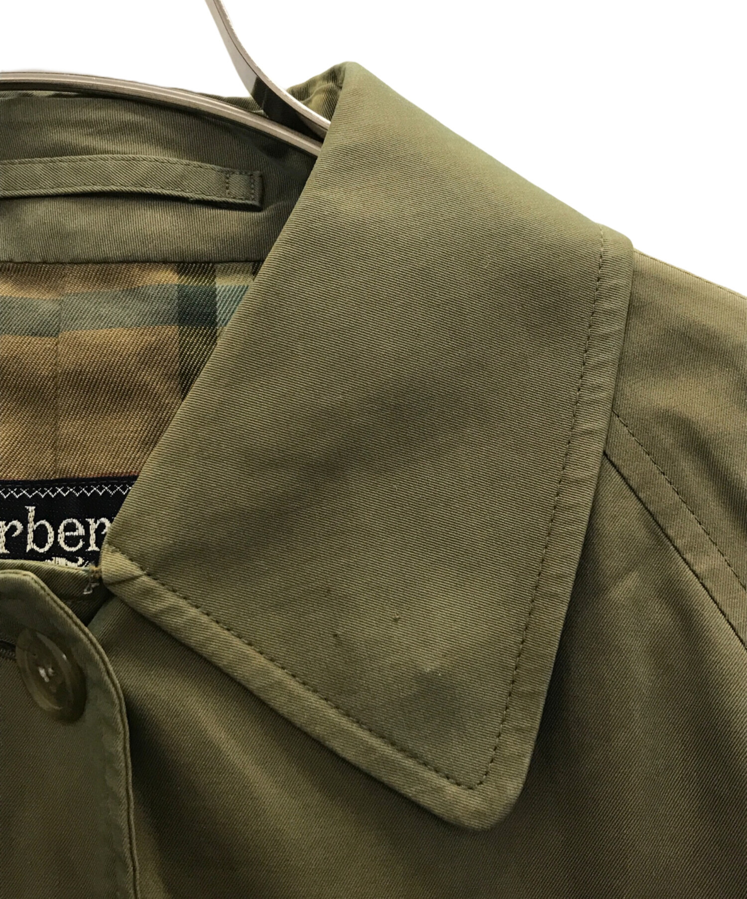 中古・古着通販】BURBERRY (バーバリー) ステンカラーコート ベージュ