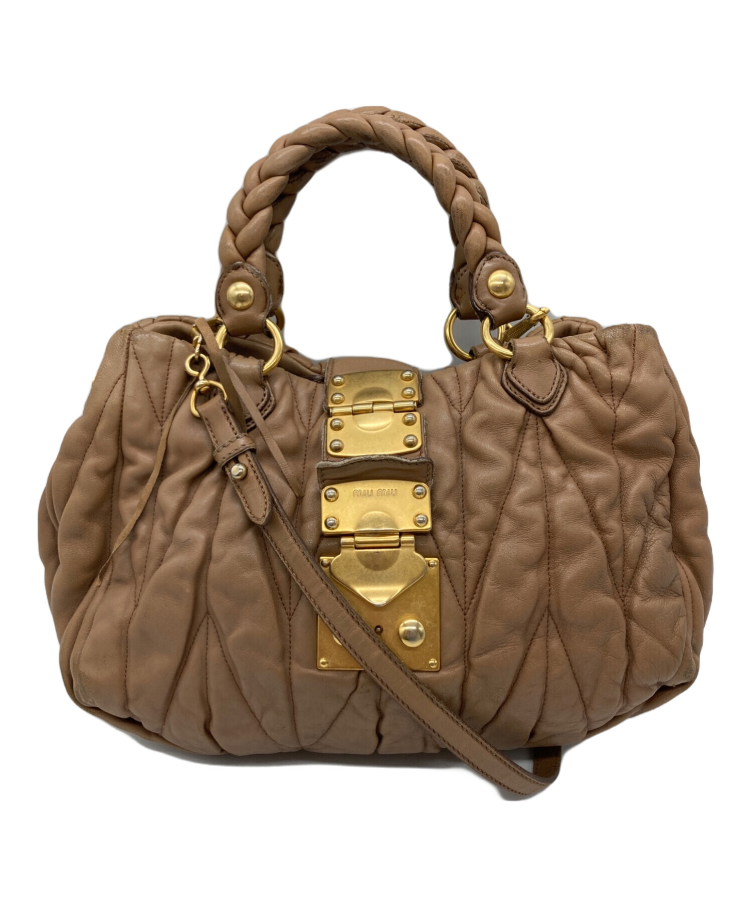中古・古着通販】MIU MIU (ミュウミュウ) マテラッセ2WAYショルダー 
