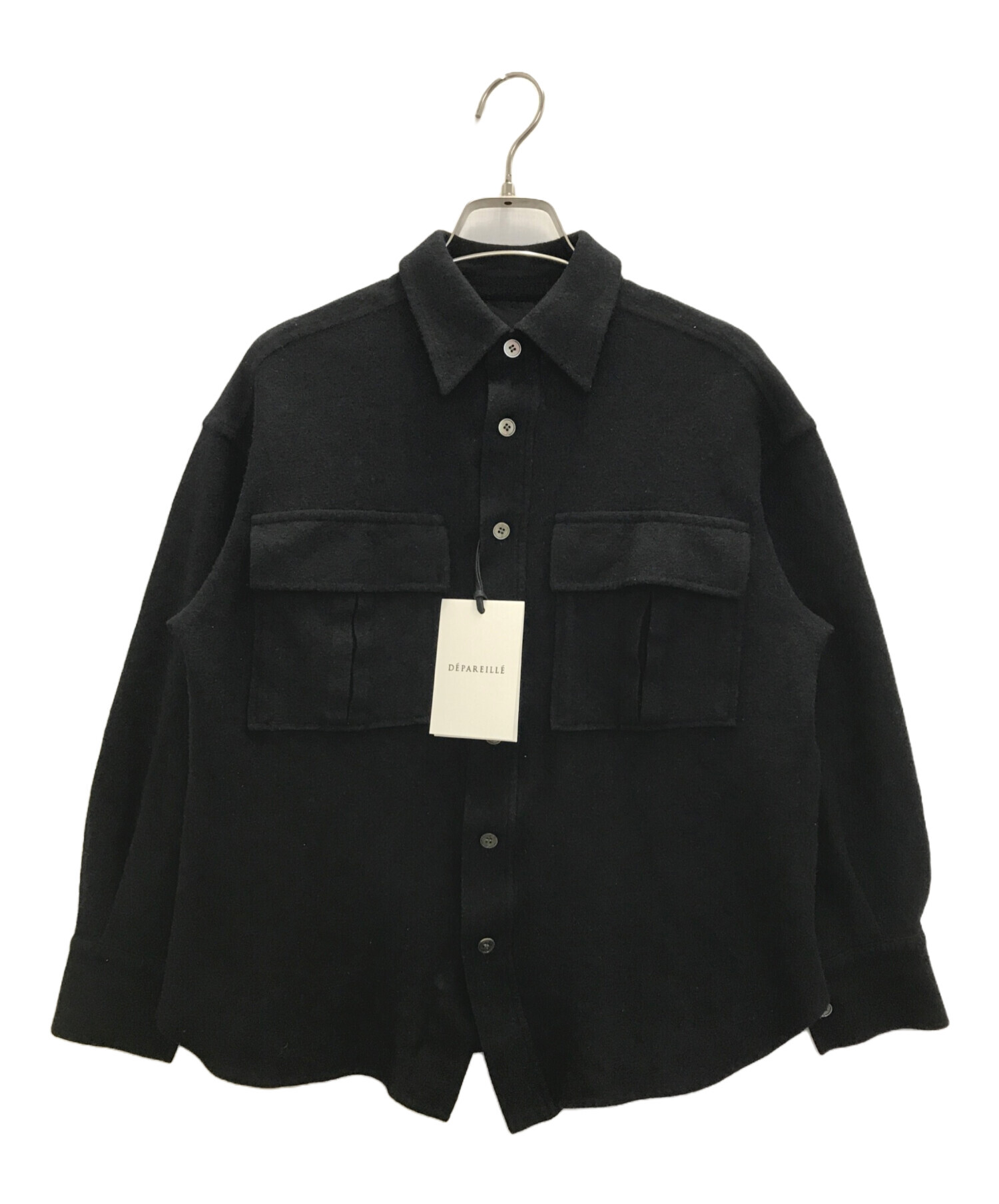 中古・古着通販】DEPAREILLE (デパリエ) レーヨン混ウールシャツ 