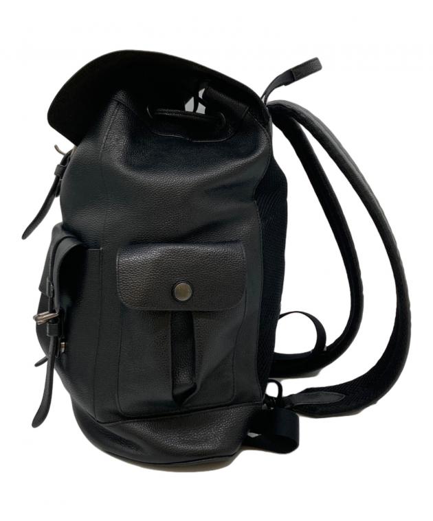 未使用品　コーチ　ハドソン　メンズバックパック　黒　F36811 COACH 国内発送 コーチ バッグ リュック メンズ レザー ハドソン