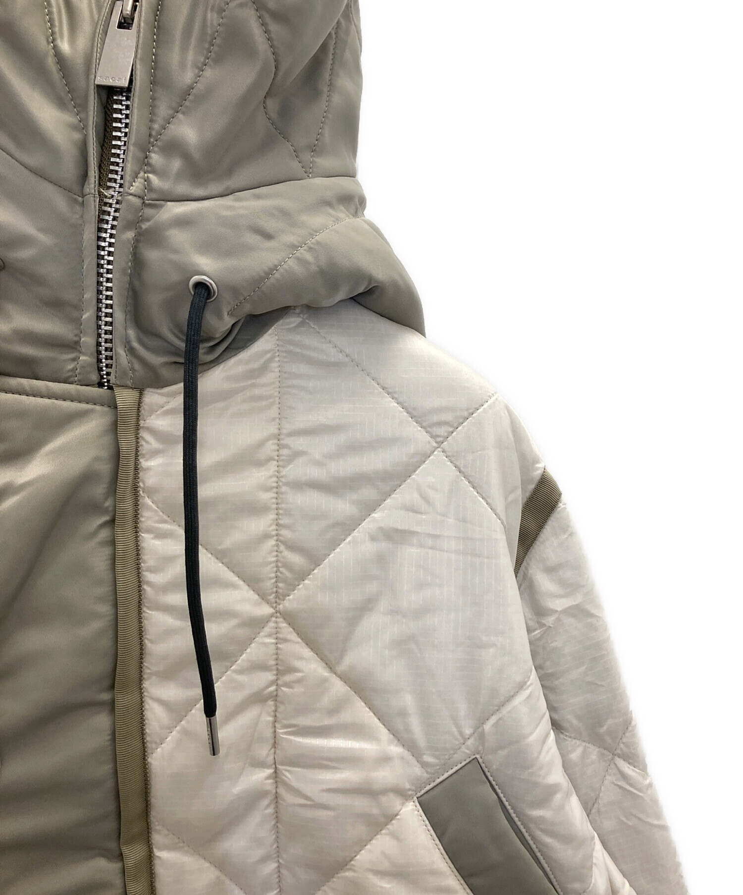 中古・古着通販】sacai (サカイ) Quilted Blouson オリーブ サイズ:1