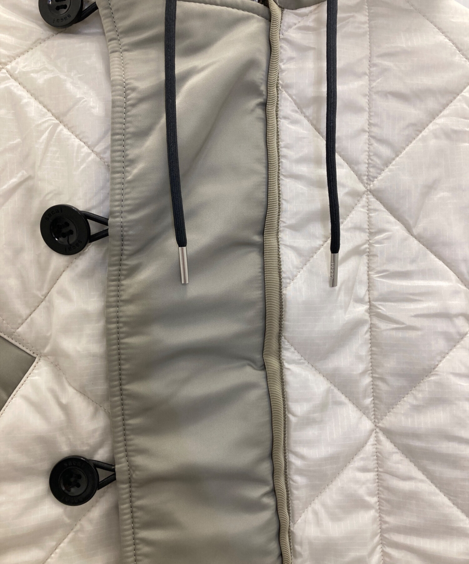 中古・古着通販】sacai (サカイ) Quilted Blouson オリーブ サイズ:1 