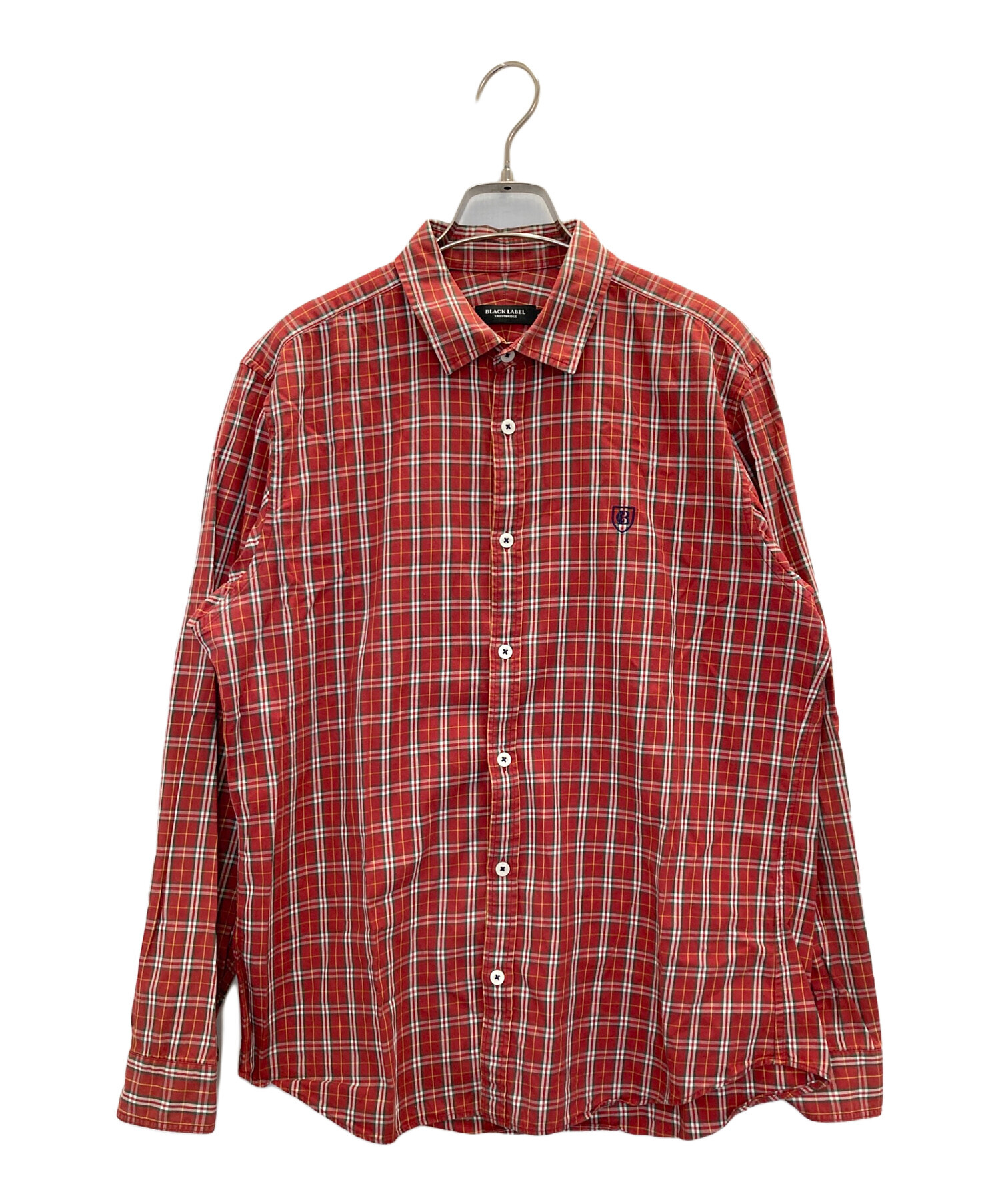 未使用級 ブラックレーベル クレストブリッジ シャツ 長袖 チェック L 中古・古着通販】BLACK LABEL CRESTBRIDGE (ブラックレーベル クレスト