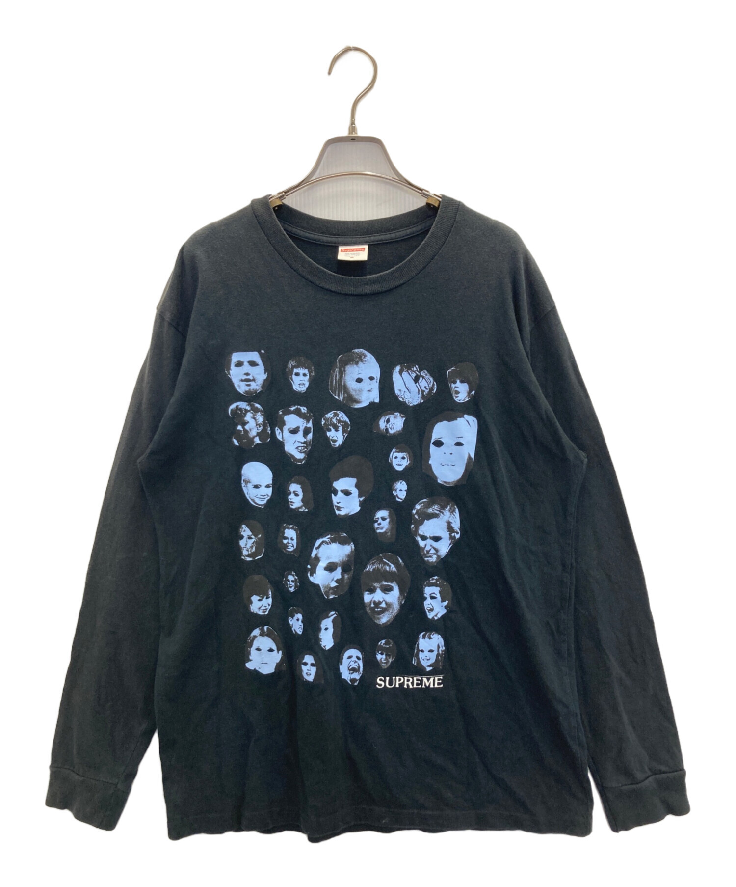 中古・古着通販】SUPREME (シュプリーム) Faces L/S Tee ブラック 