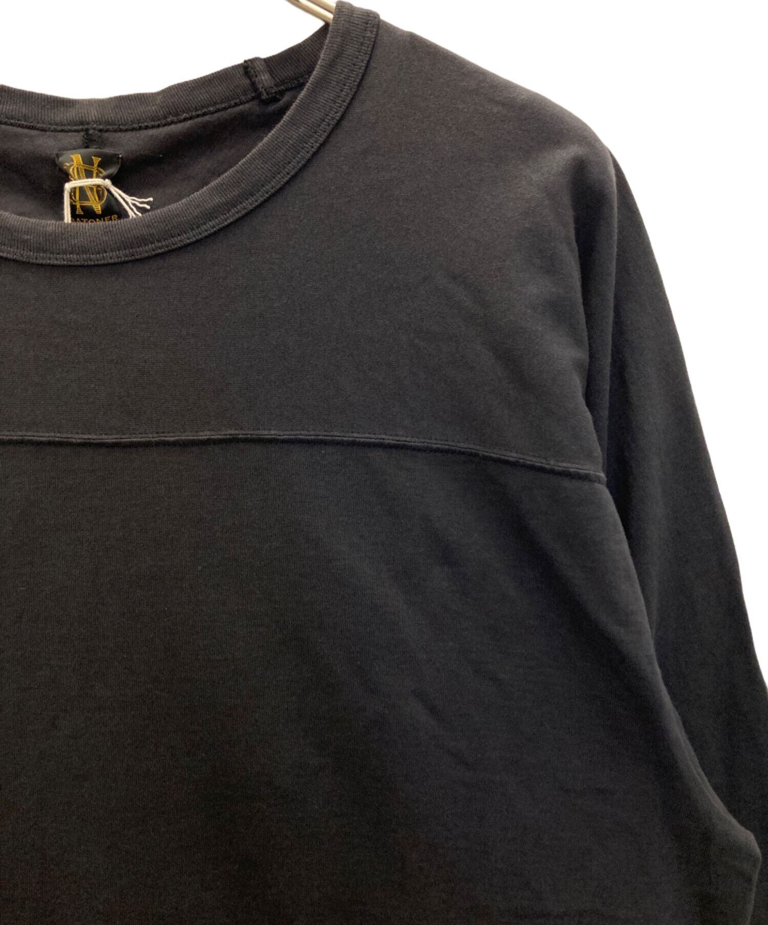 中古・古着通販】BATONER (バトナ―) FOOTBALL-T ブラック サイズ:3 