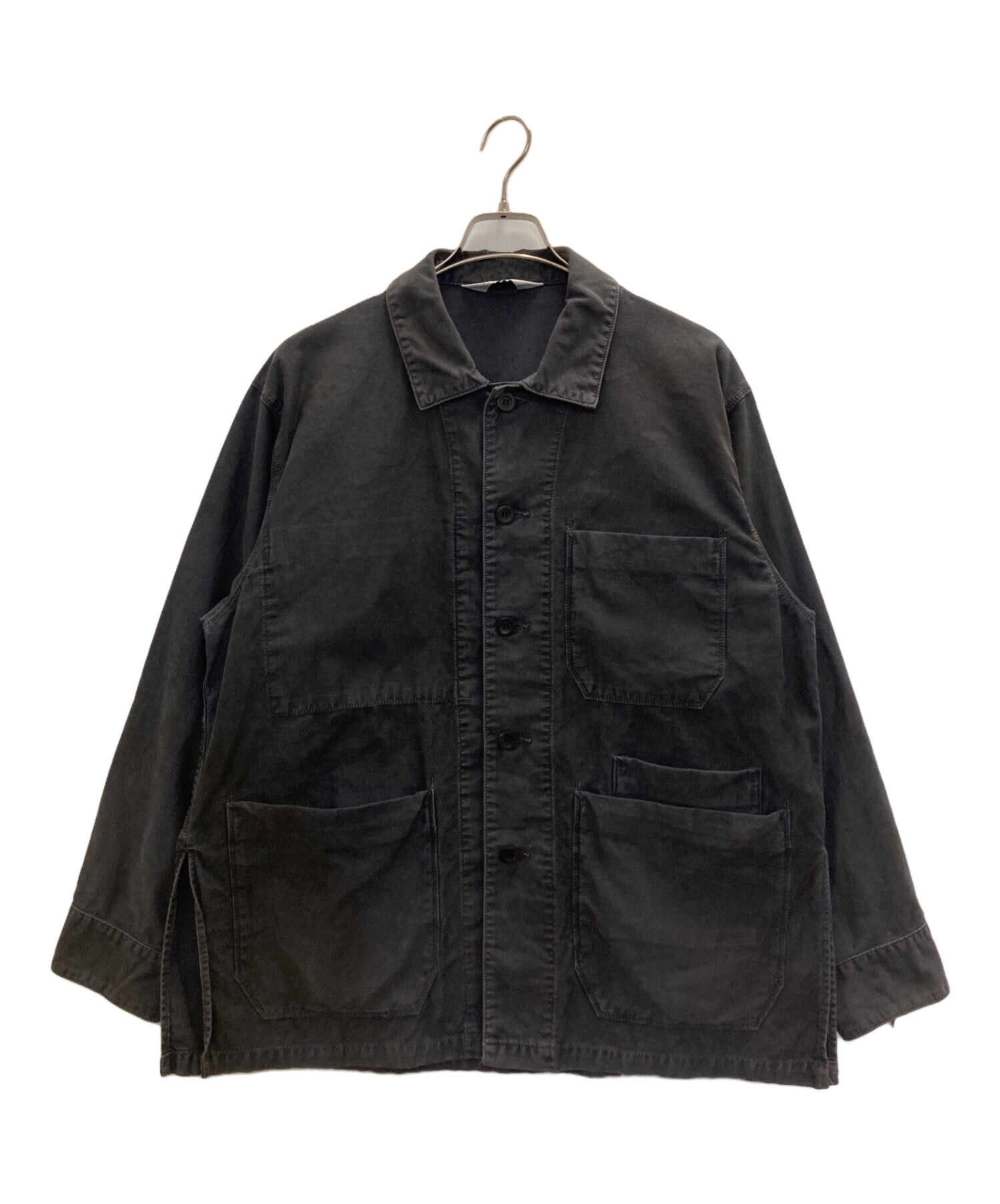 ジャケット・アウター ANCELLM MOLESKIN COVERALL JACKET MOLESKIN COVERALL JACKET by. [ANCELLM] . BLACK . ・ANCELLMの定番で