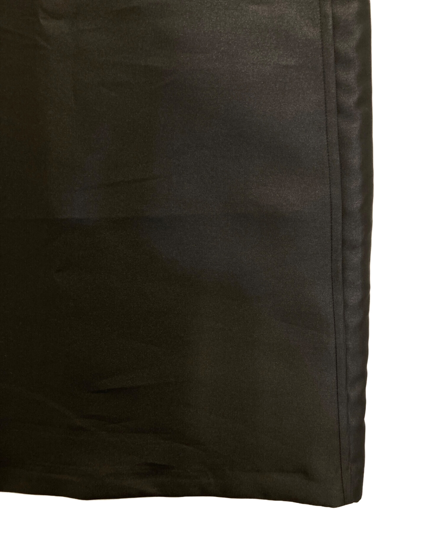 中古・古着通販】machatt (マチャット) サテンスカート ブラック