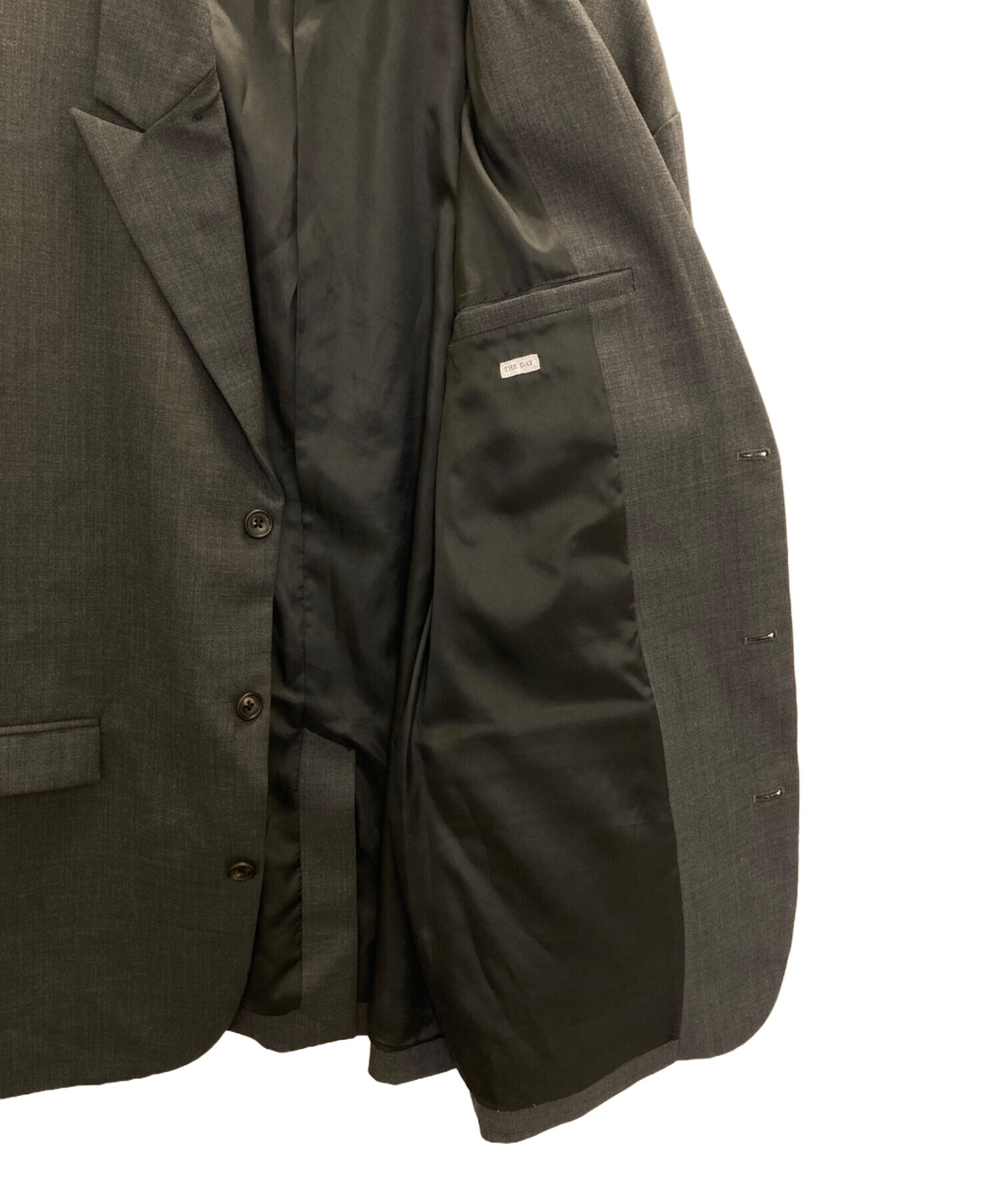 THE DAY 完売品 ザデイ ウールカシミア ジャケット ブラック M