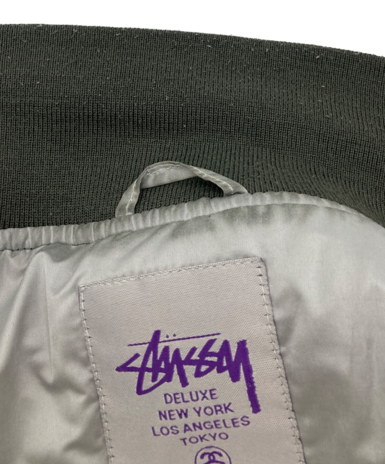 中古・古着通販】stussy (ステューシー) ロゴ刺繍フライト