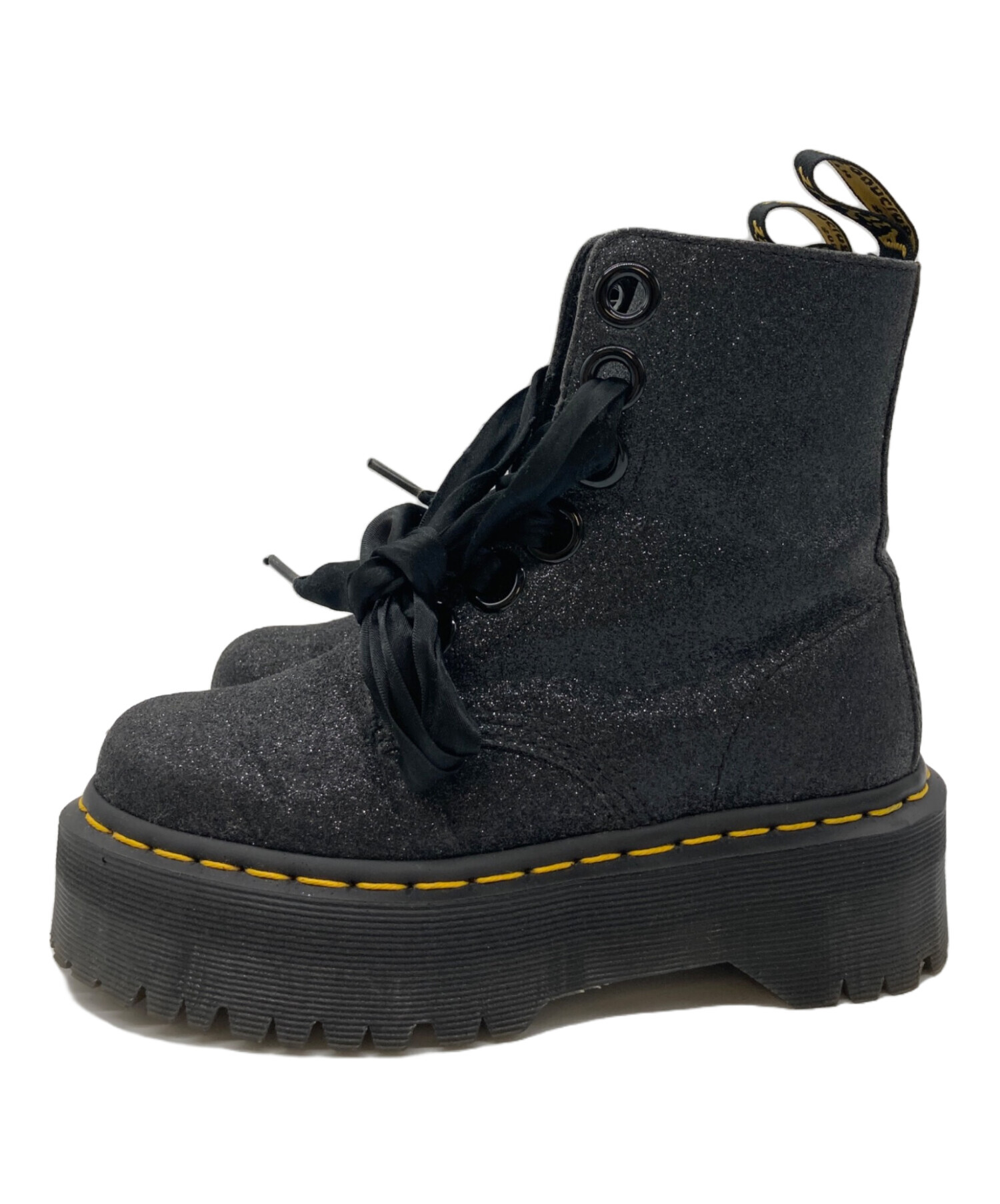 中古・古着通販】Dr.Martens (ドクターマーチン) グリッター厚底6  