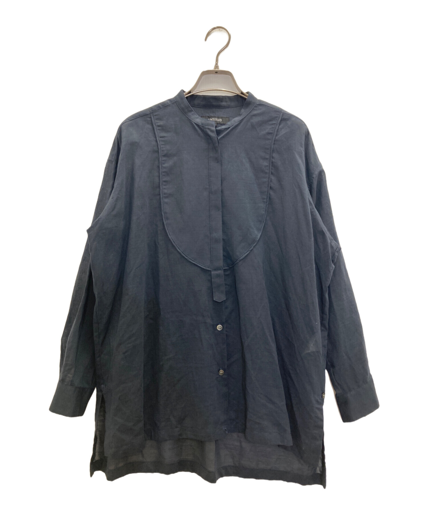 中古・古着通販】UNTITLED (アンタイトル) コットンリネンブザムシャツ