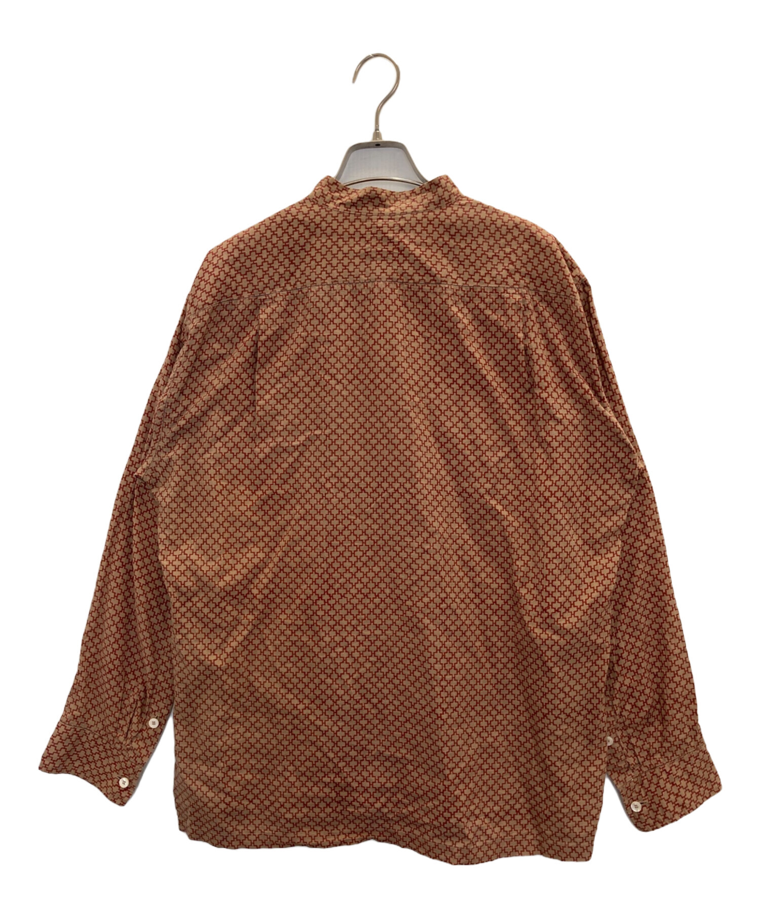 【中古】HaaT HeaRT ISSEY MIYAKE ハート イッセイミヤケ トップス レディース 半袖 レッド 柄 サイズ2＿S08＿s-0396-r08 ISSEY MIYAKE - 【中古】HaaT HeaRT ISSEY MIYAKE ハート イッセイ