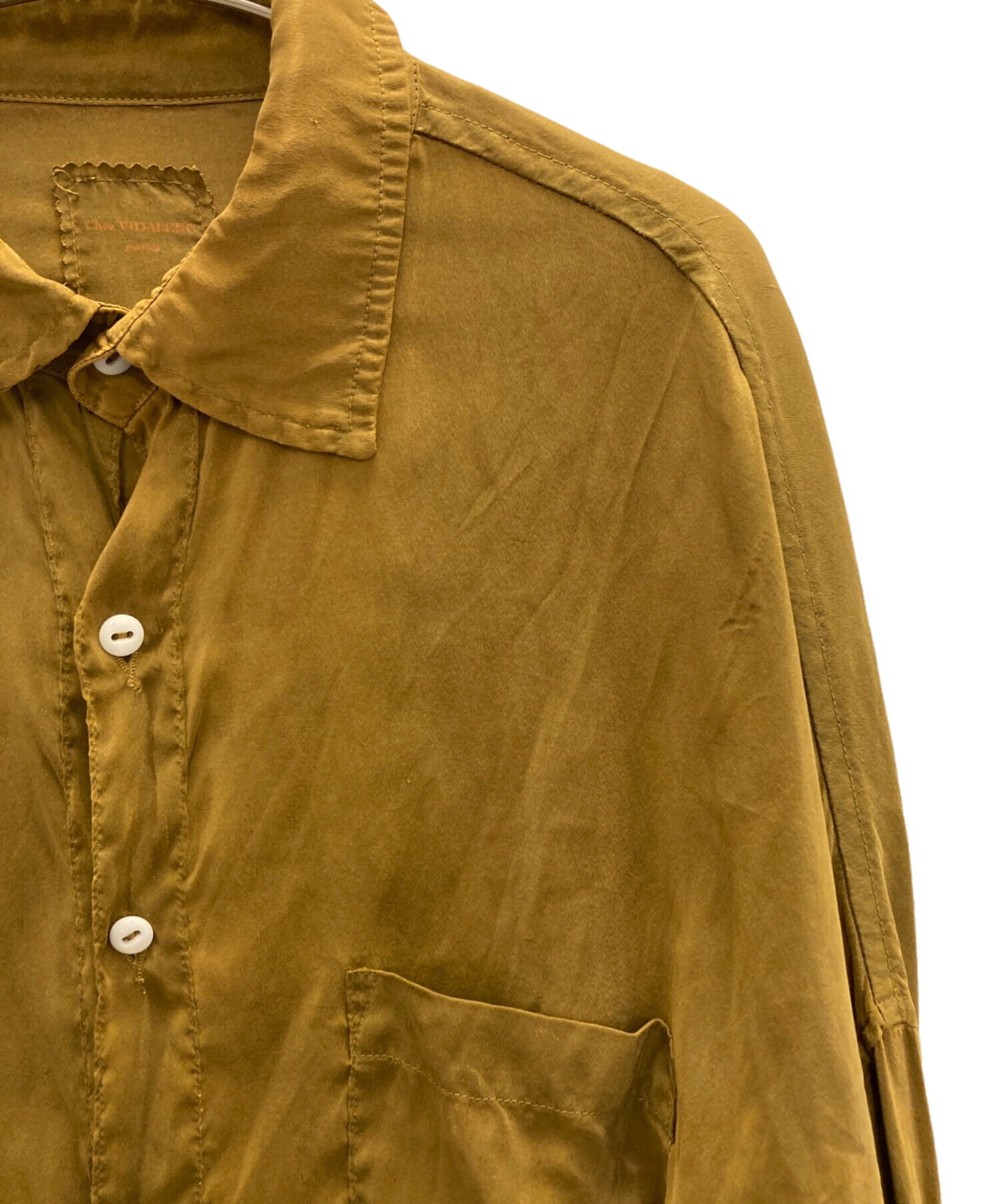 中古・古着通販】Chez VIDALENC (シェ ヴィダレン) SILK SHIRT AXL 