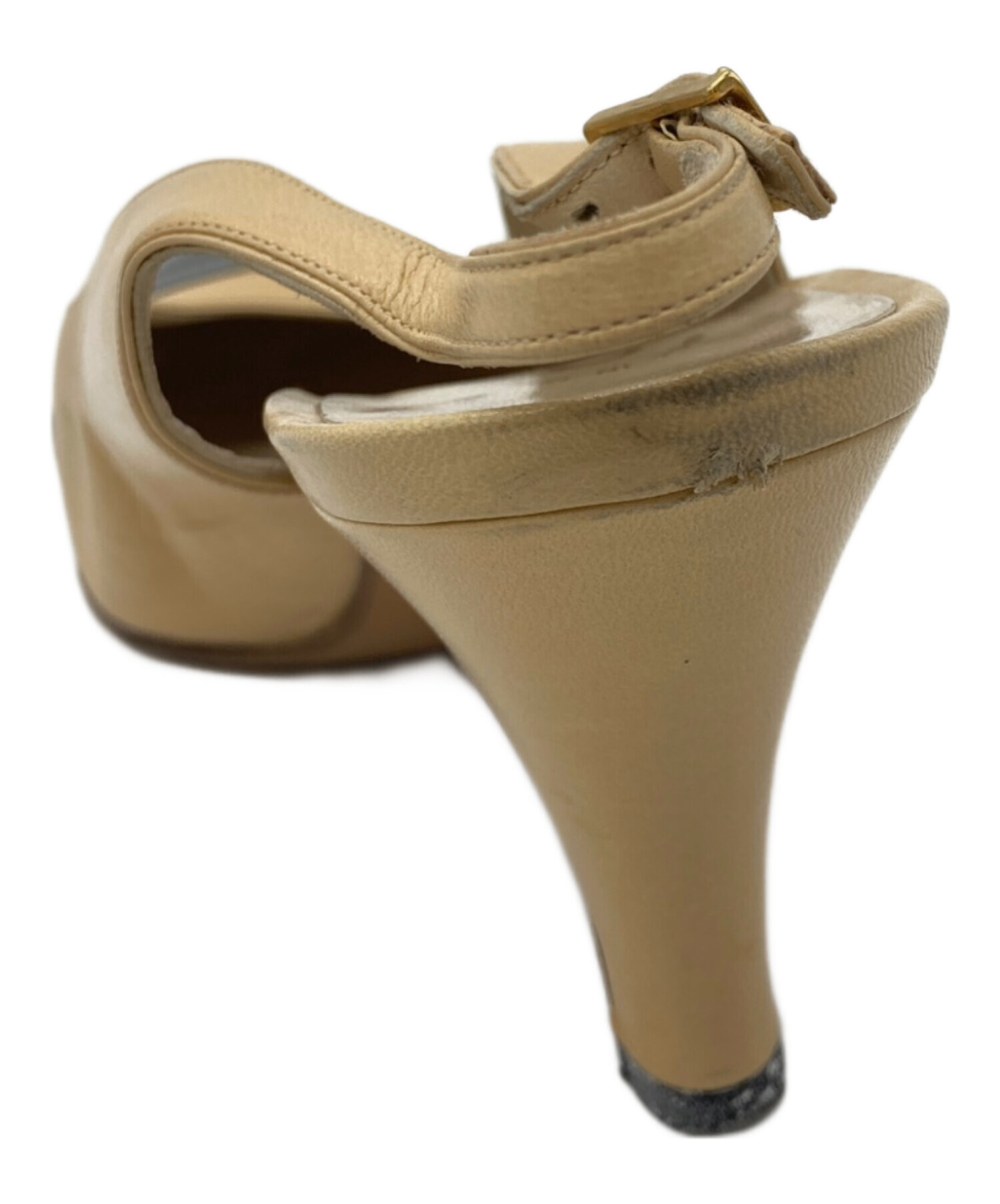 中古・古着通販】CHANEL (シャネル) バイカラーパンプス ベージュ