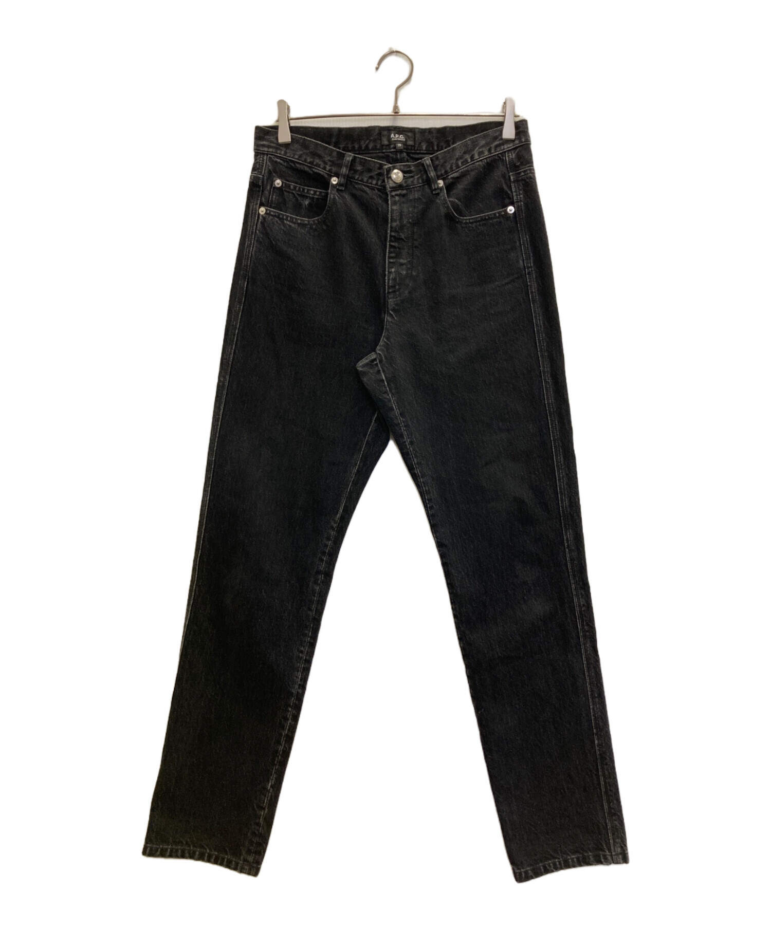 中古・古着通販】A.P.C. (アーペーセー) ブラックデニム ブラック 